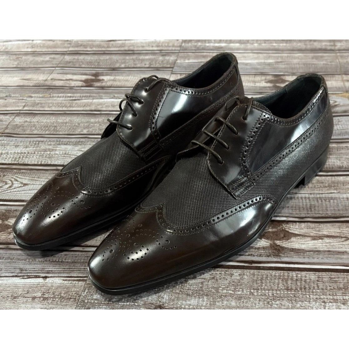 Giorgio Armani Giorgio Armani oxford leathe dress Shoes Size 10 US 44 EU co Size US 10 / EU 43 - 1 Thumbnail