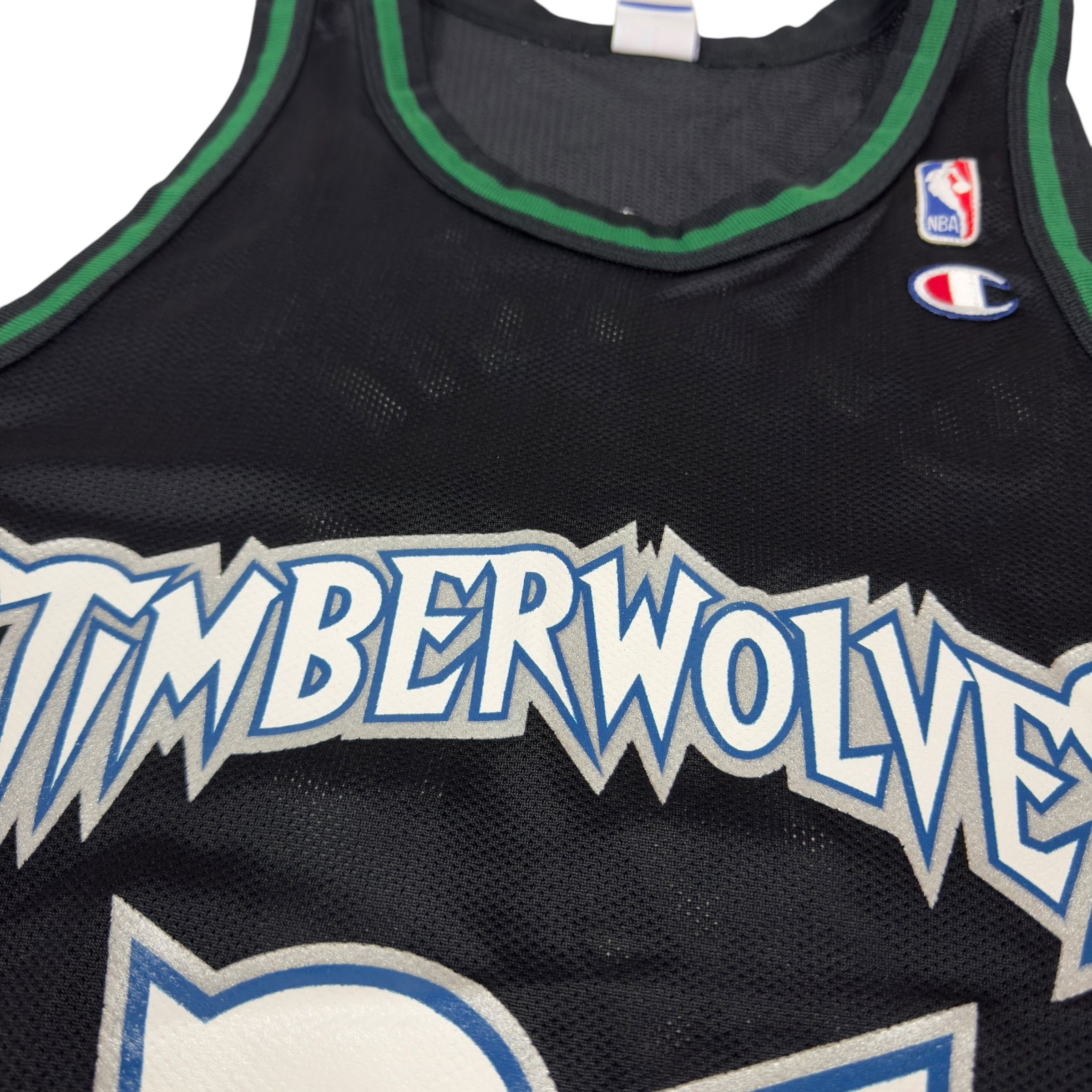 Champion × Vintage Champion Men Minnesota Timberwolves Kevin Garnett #21 Jersey Size US L / EU 52-54 / 3 - 3 Thumbnail