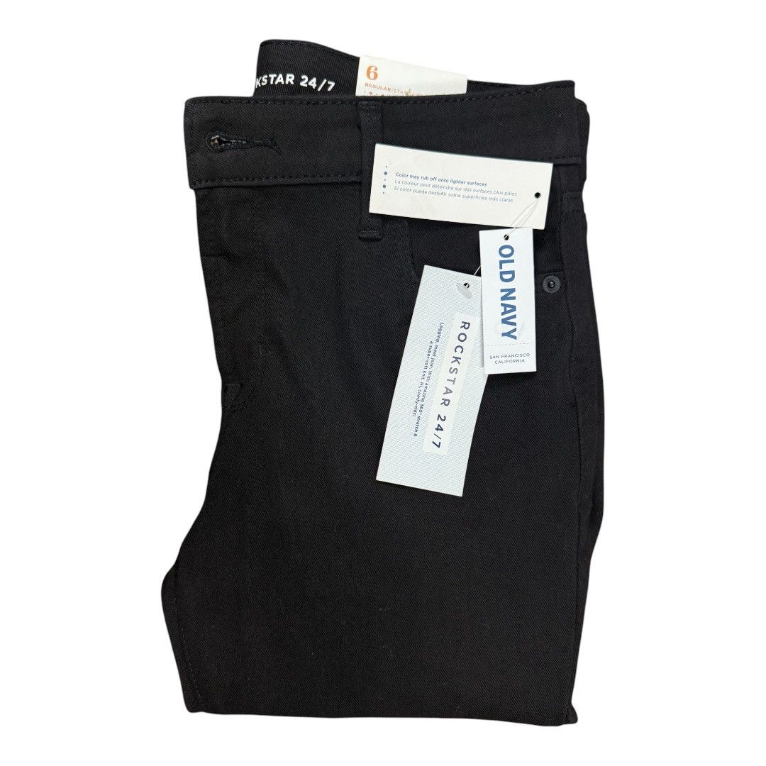 Old Navy Mid-Rise Rockstar Super-Skinny Jeans Size 28" / US 6 / IT 42 - 2 Thumbnail
