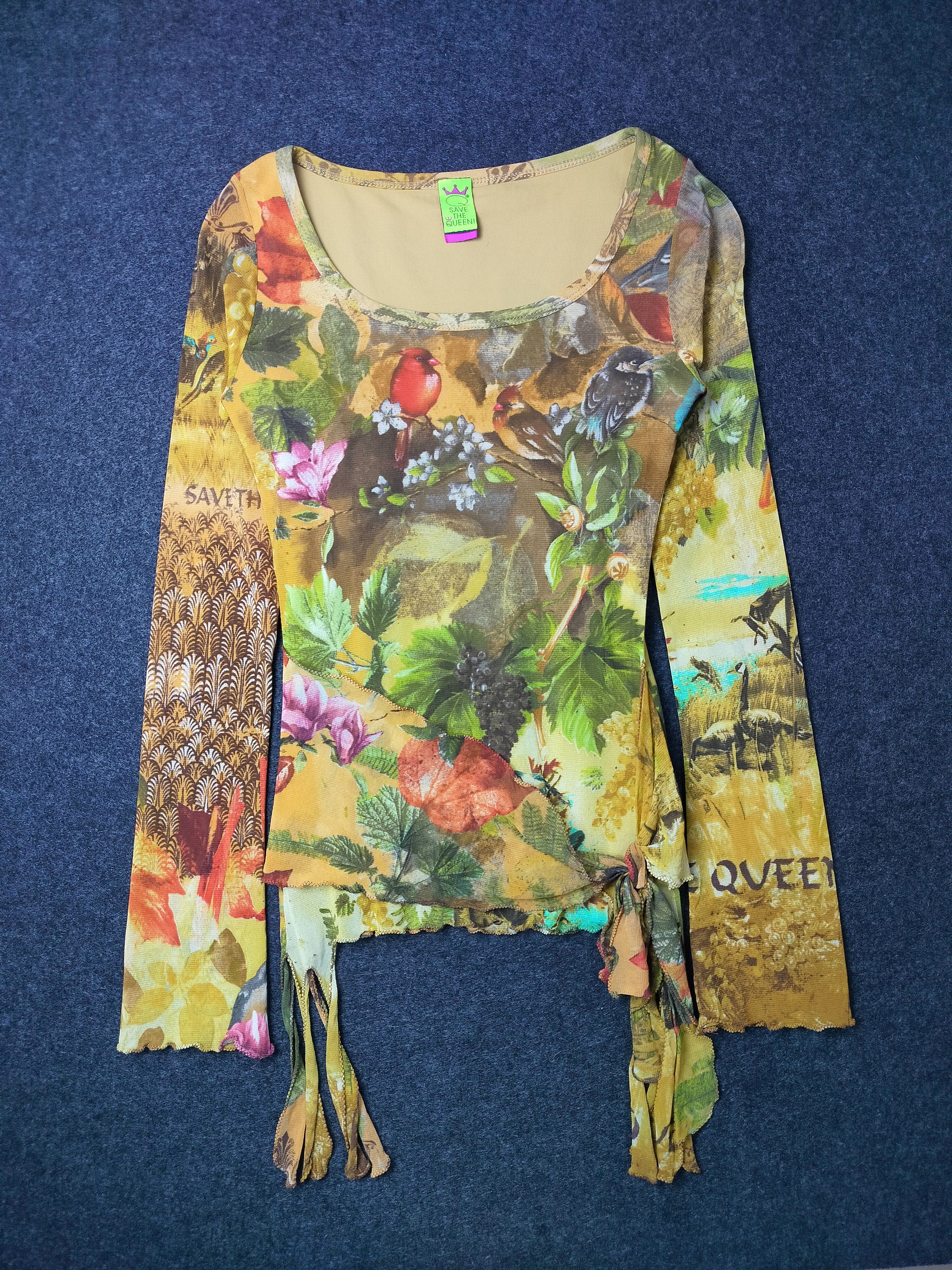 Vintage Rare Vintage Save The Queen Art Design Size L / US 10 / IT 46 - 1 Thumbnail