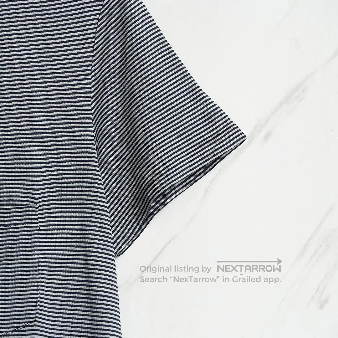 Saint Laurent Paris Saint Laurent Men's Striped Crewneck T-Shirt. Size US M / EU 48-50 / 2 - 3 Thumbnail