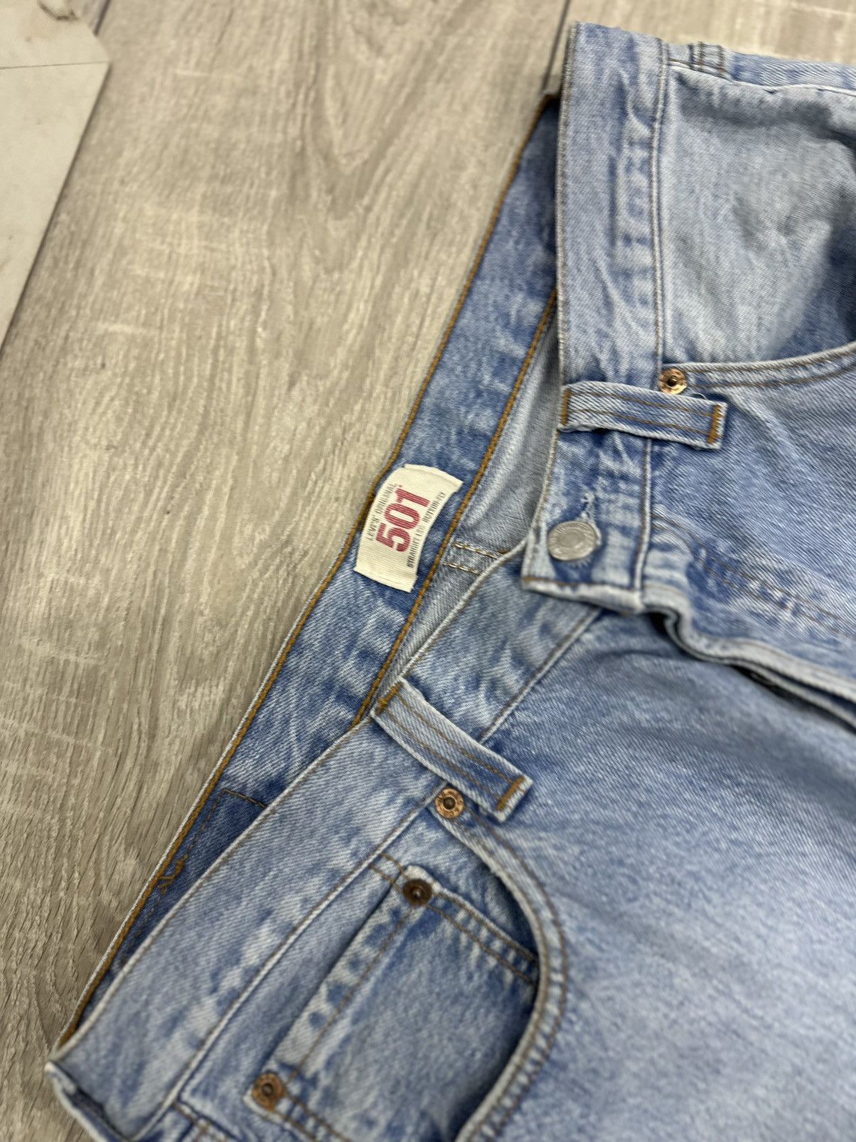 Levi's Levis 501 Baggy Wide Jeans 90s Streetwear Style Size US 32 / EU 48 - 6 Thumbnail