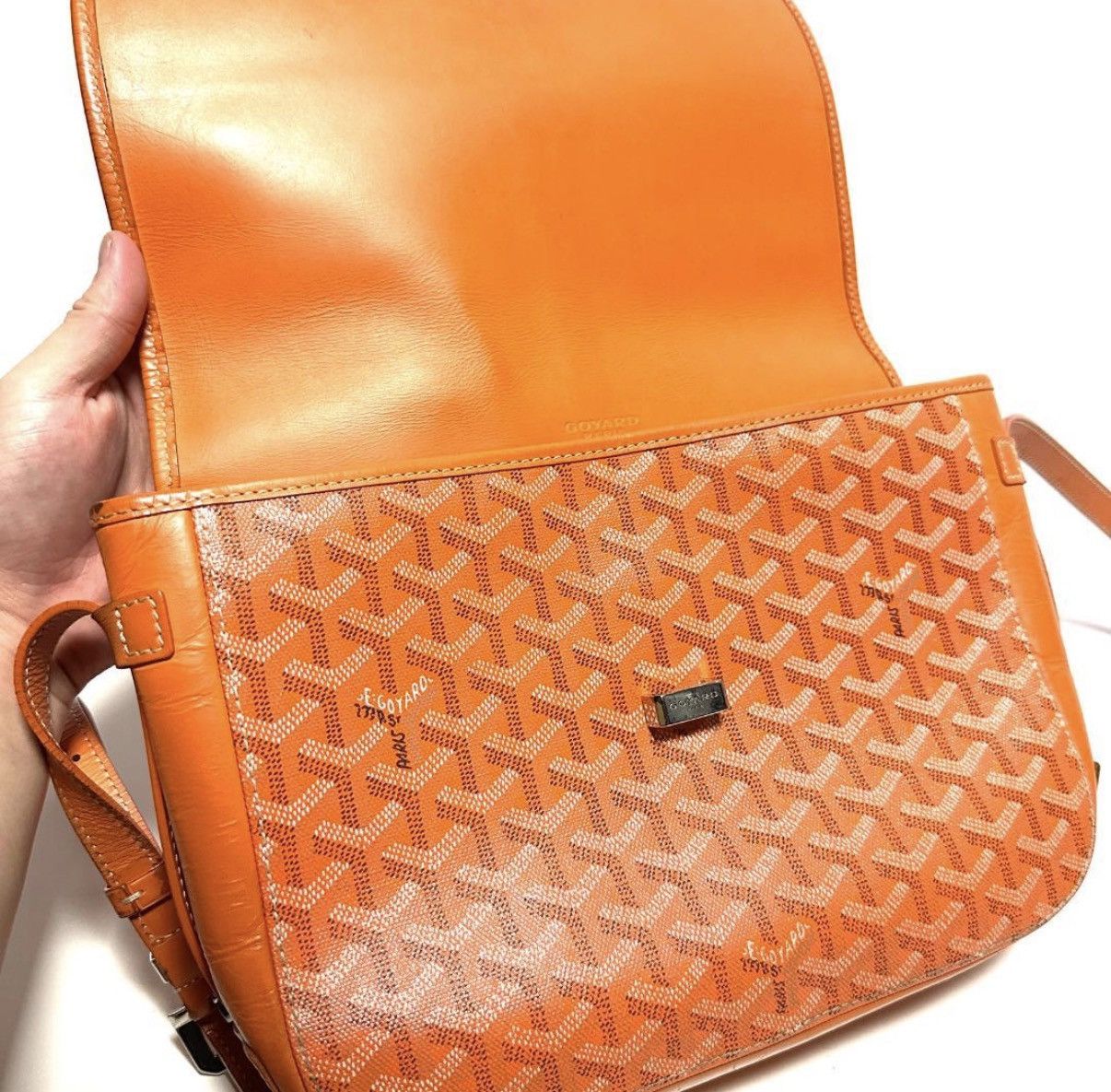 Goyard Goyard belvedere MM shoulder Bag Orange Size ONE SIZE - 9 Thumbnail
