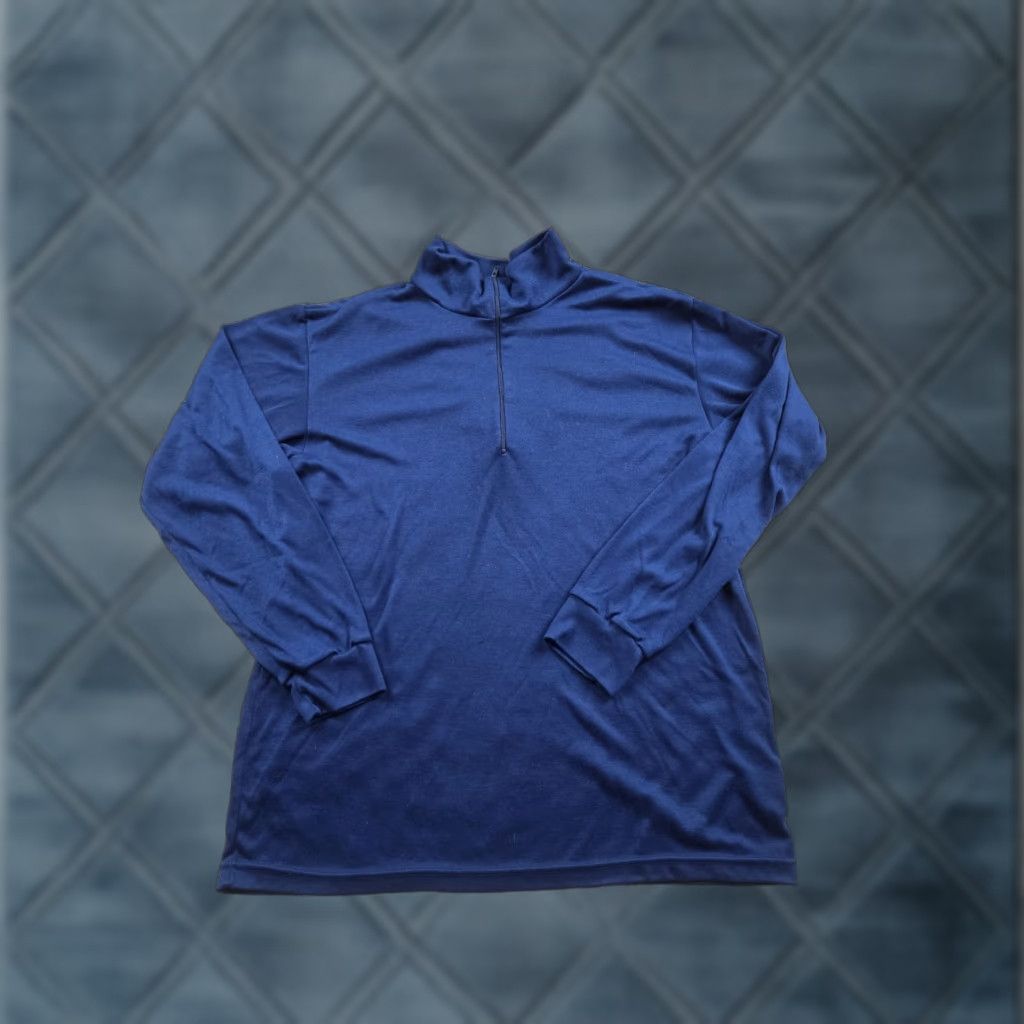 Patagonia VINTAGE Patagonia Capilene Shirt Mens XL Blue Long Sleeve Base Layer 1/4 Zip USA Size US XL / EU 56 / 4 - 1 Thumbnail