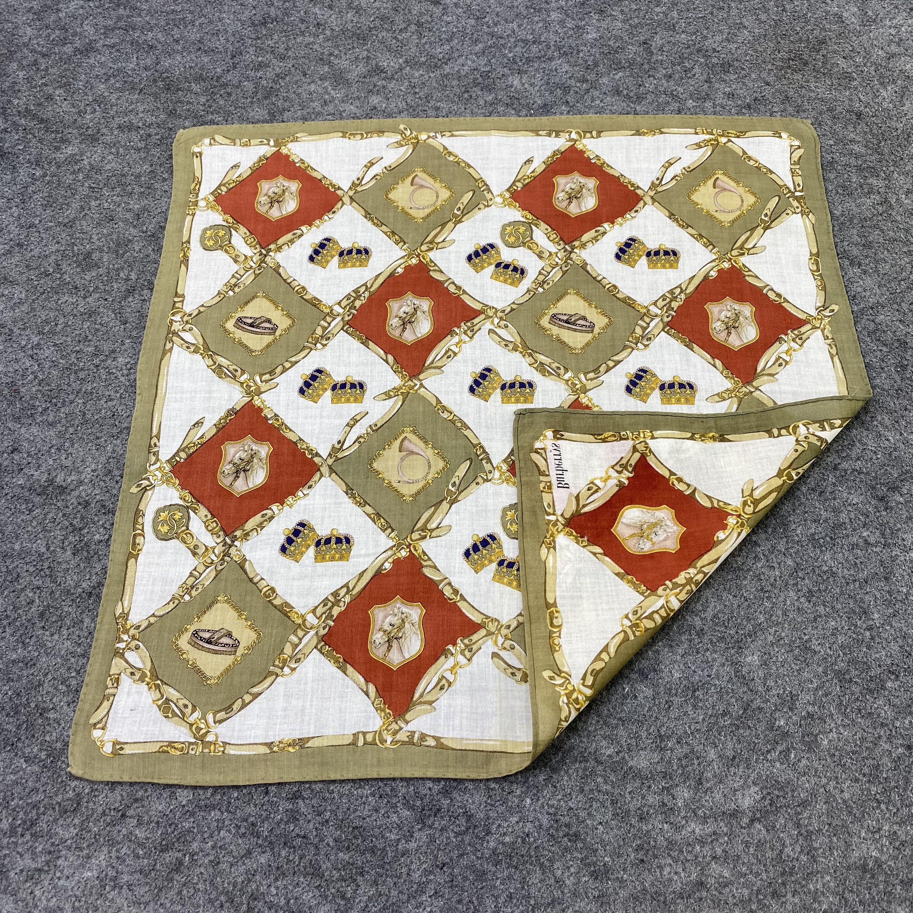 Burberry Vintage Burberrys Handkerchief / Bandana / Neckerchief-B2133 Size ONE SIZE - 5 Thumbnail