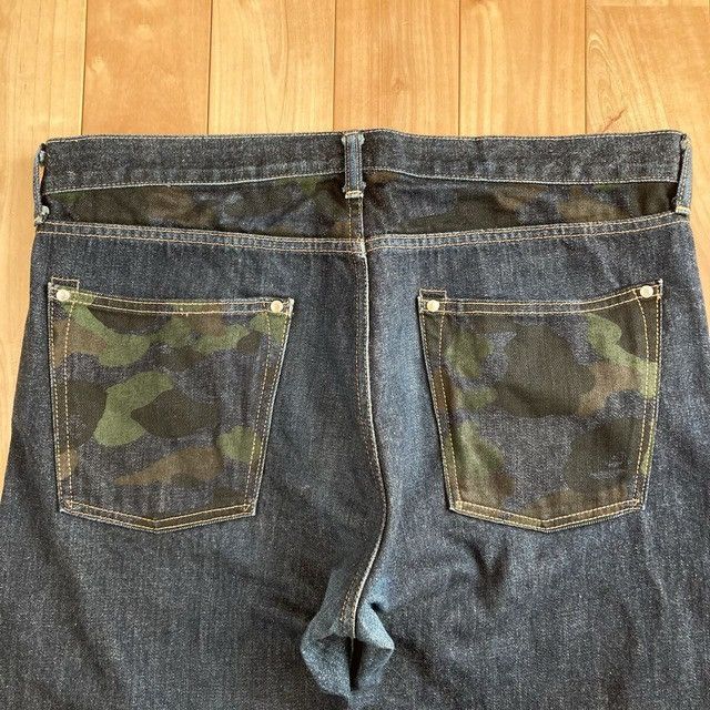 Bape BAPE CAMO denim pants a bathing ape NIGO ★size L Size US 34 / EU 50 - 4 Thumbnail