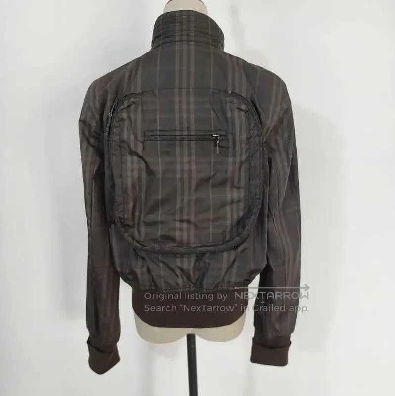 Burberry Burberry Brown Plaid Spring Jacket. Size L / US 10 / IT 46 - 3 Thumbnail