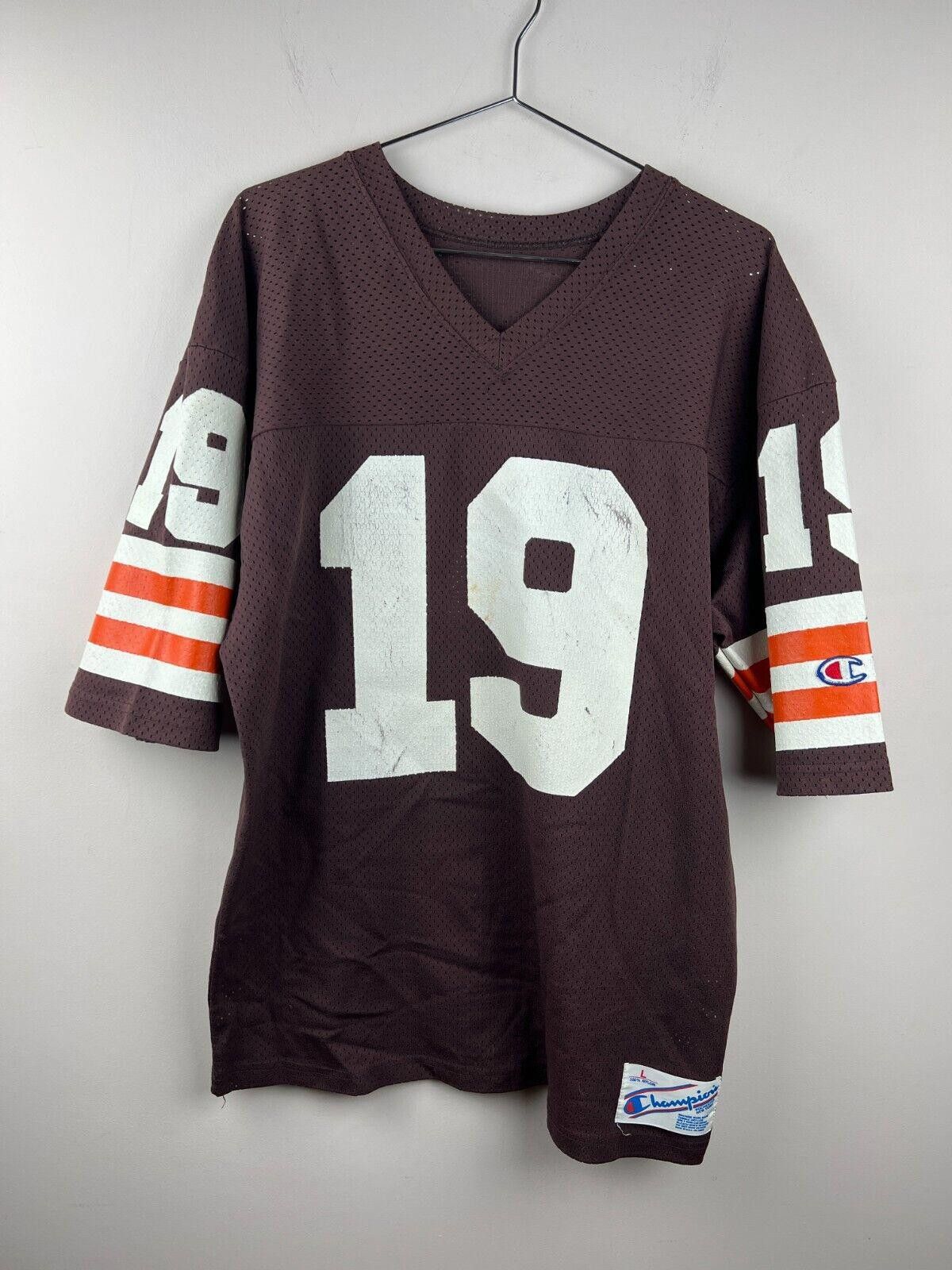 Champion × Vintage VINTAGE CHAMPION #19 NFL CLEVELAND BROWNS FOOTBALL JERSEY Size US L / EU 52-54 / 3 - 1 Thumbnail