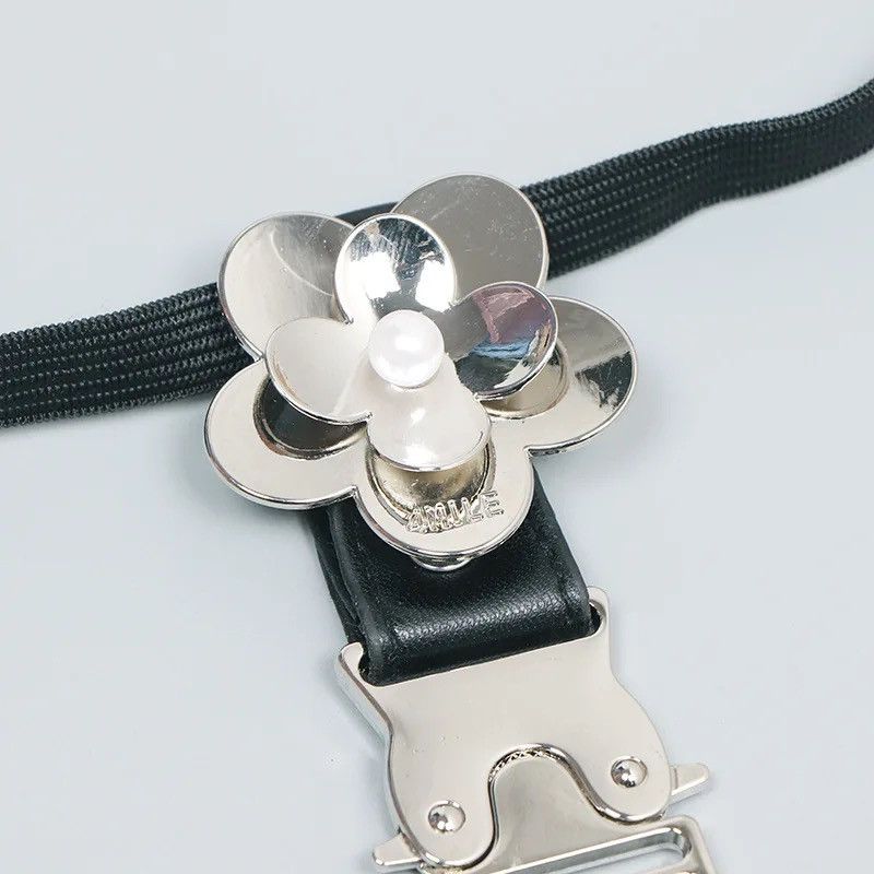 Japanese Brand × Leather Tassel Rhinestone Leather Tie Size ONE SIZE - 4 Thumbnail