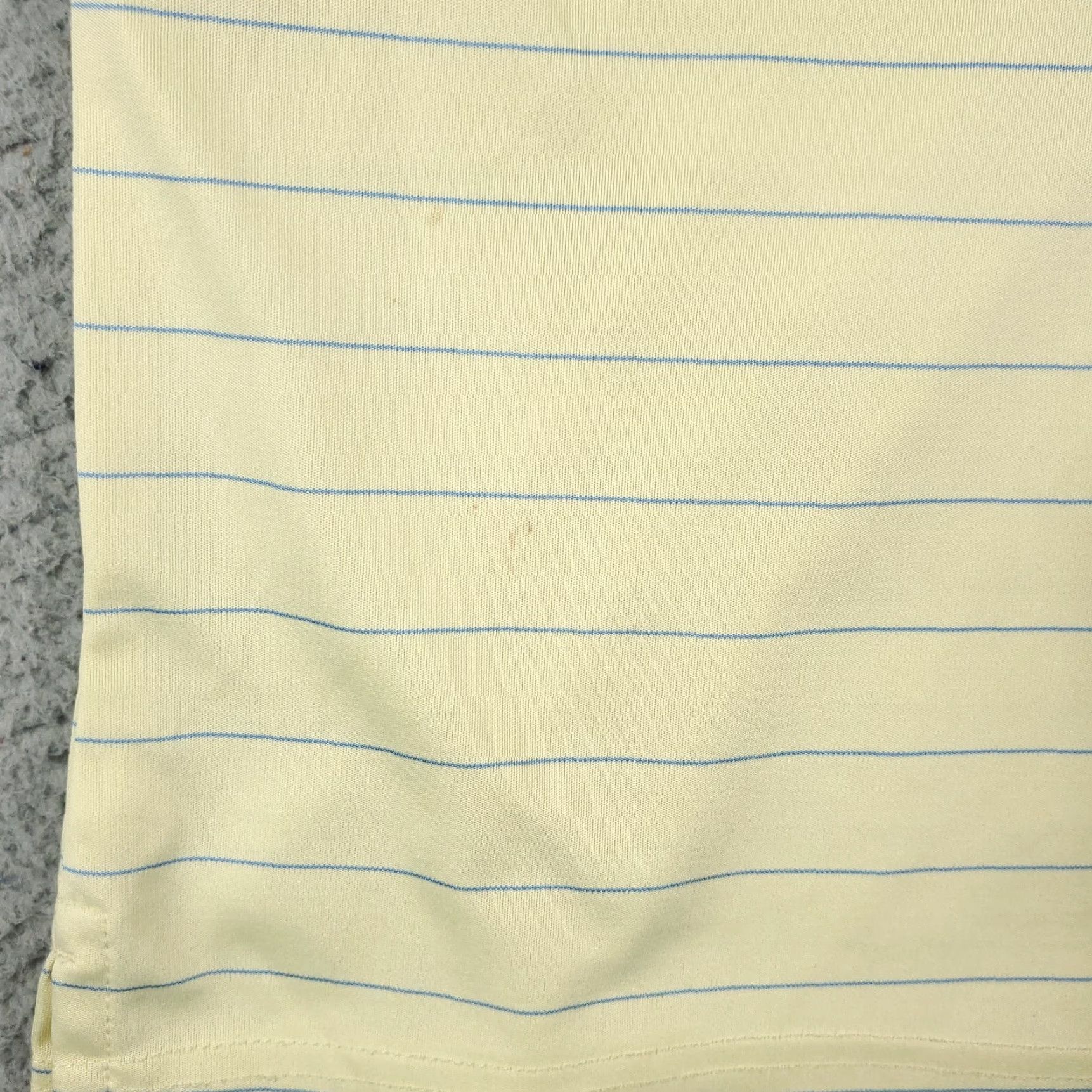 Vintage Greg Norman Polo Shirt Mens XL Yellow Striped Short Sleeve Golf Casual STAINED Size US XL / EU 56 / 4 - 6 Thumbnail