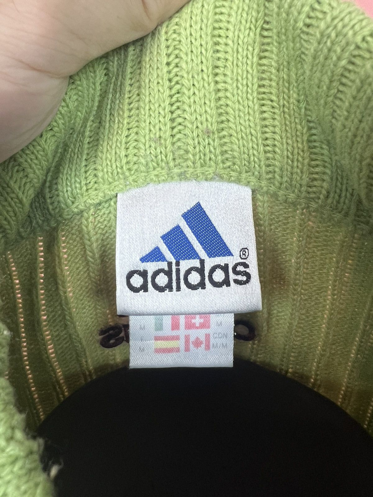Vintage Adidas hi neck vintage knight wear sweater streetwear Size US M / EU 48-50 / 2 - 5 Thumbnail