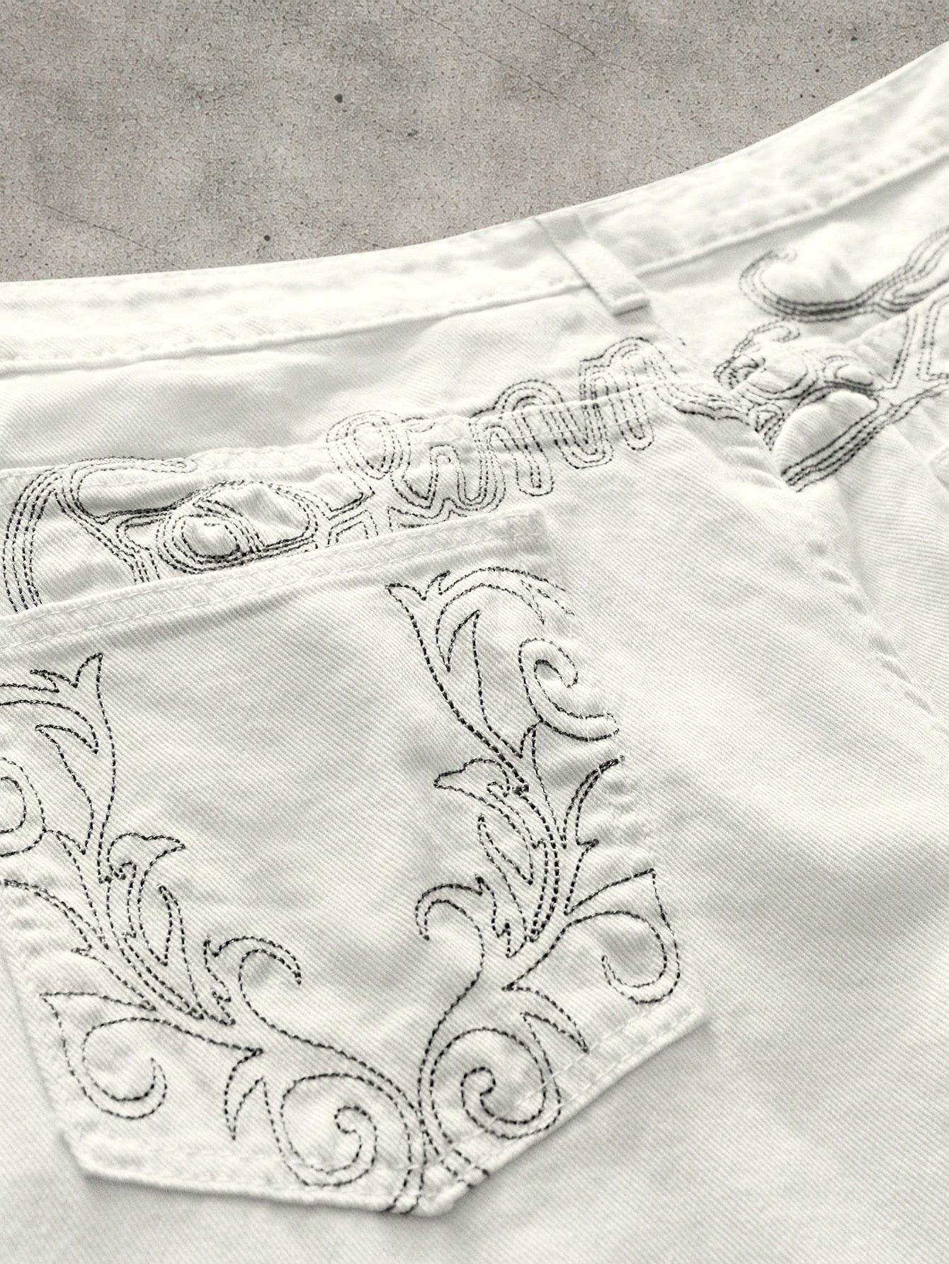 Vintage Fashion white shorts Size US 32 / EU 48 - 3 Thumbnail