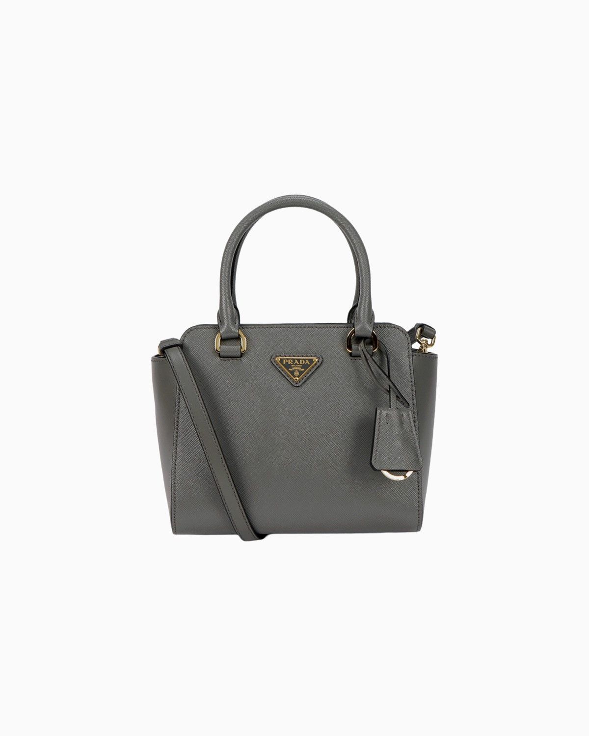【PRADA】SAFFIANO MINI SHOULDER BAG Black Saffiano leather mini-bag | PRADA