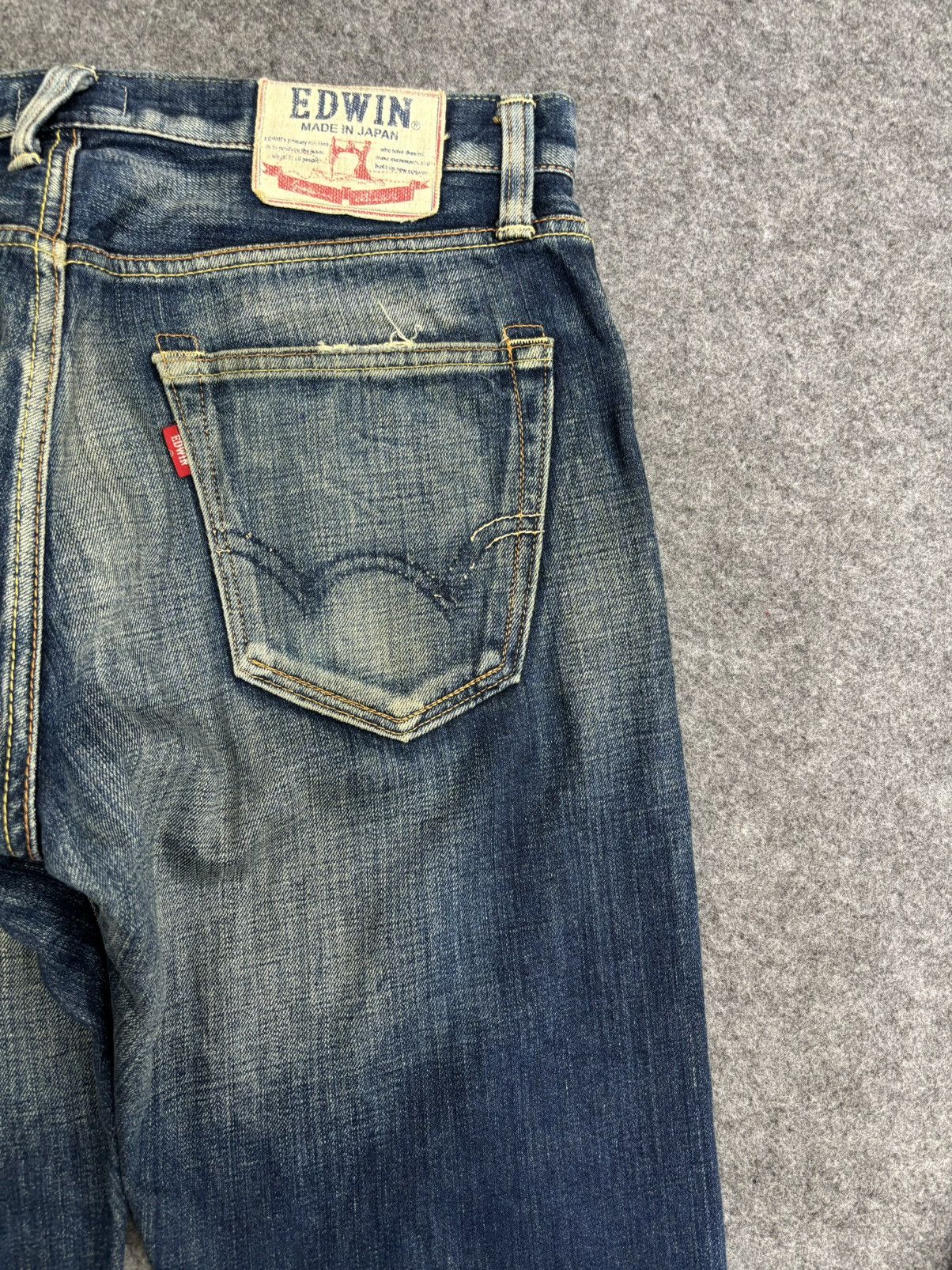 Edwin 💥Cool Fades💥Edwin 503 Regular Stonewash Fades Denim F493 Size US 34 / EU 50 - 14 Thumbnail