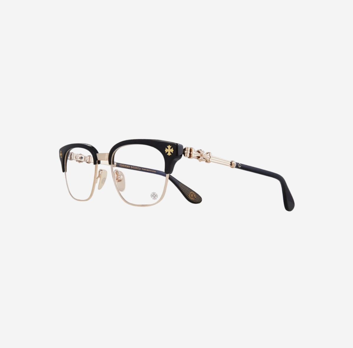 Chrome Hearts Chrome Hearts Bonennoisseur II Gold Plated Eyewear Size ONE SIZE - 1 Thumbnail