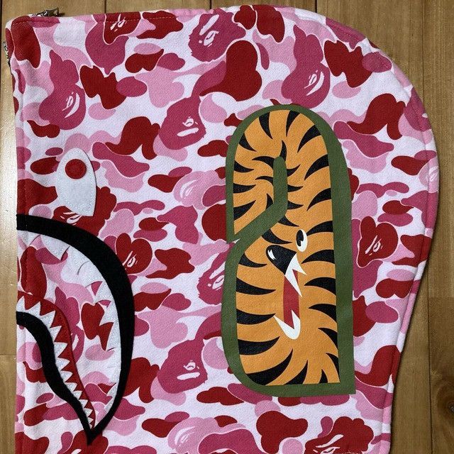 Bape BAPE Separate Shark Full Zip Hoodie ABC CAMO PINK × BLUE APE Size US XXL / EU 58 / 5 - 6 Thumbnail