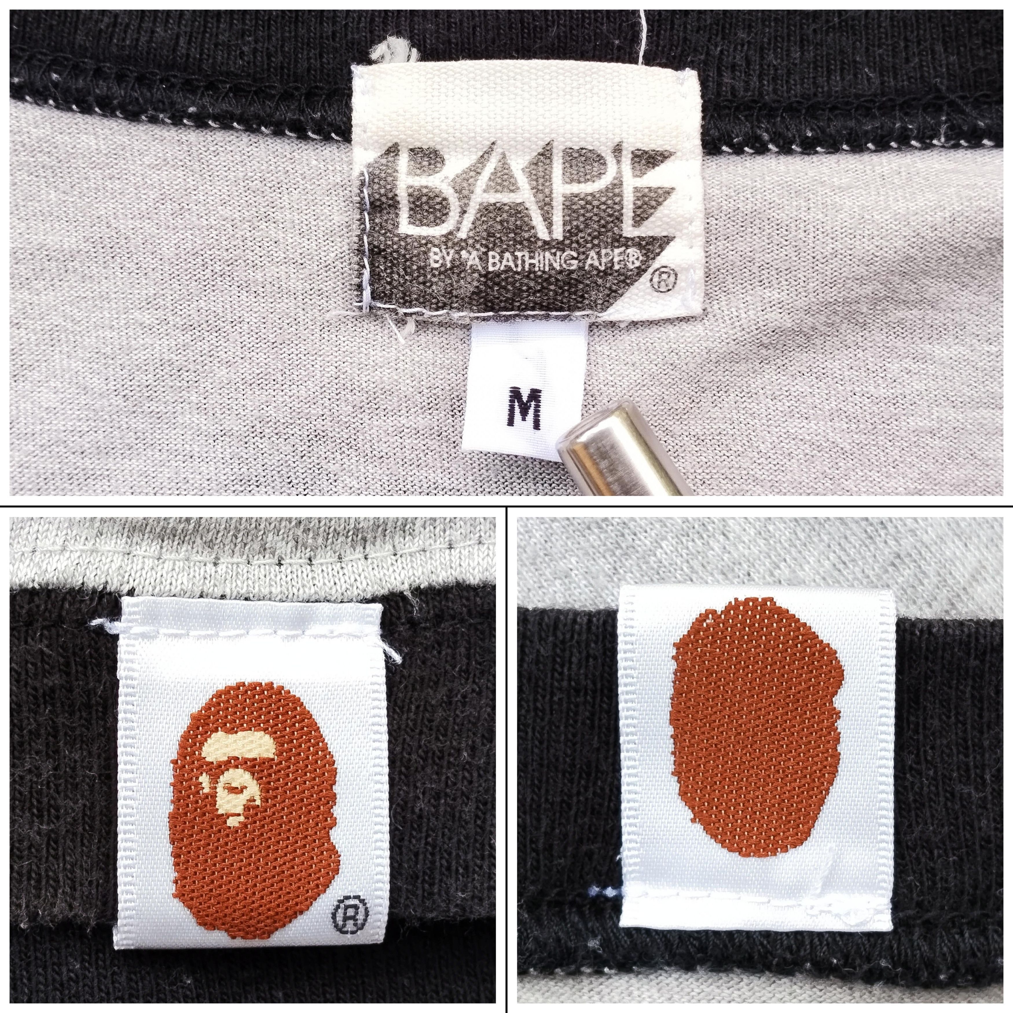 Bape 2007 Bape Baby Milo Parody Mickey Mouse Ringer Tee Size US M / EU 48-50 / 2 - 6 Thumbnail