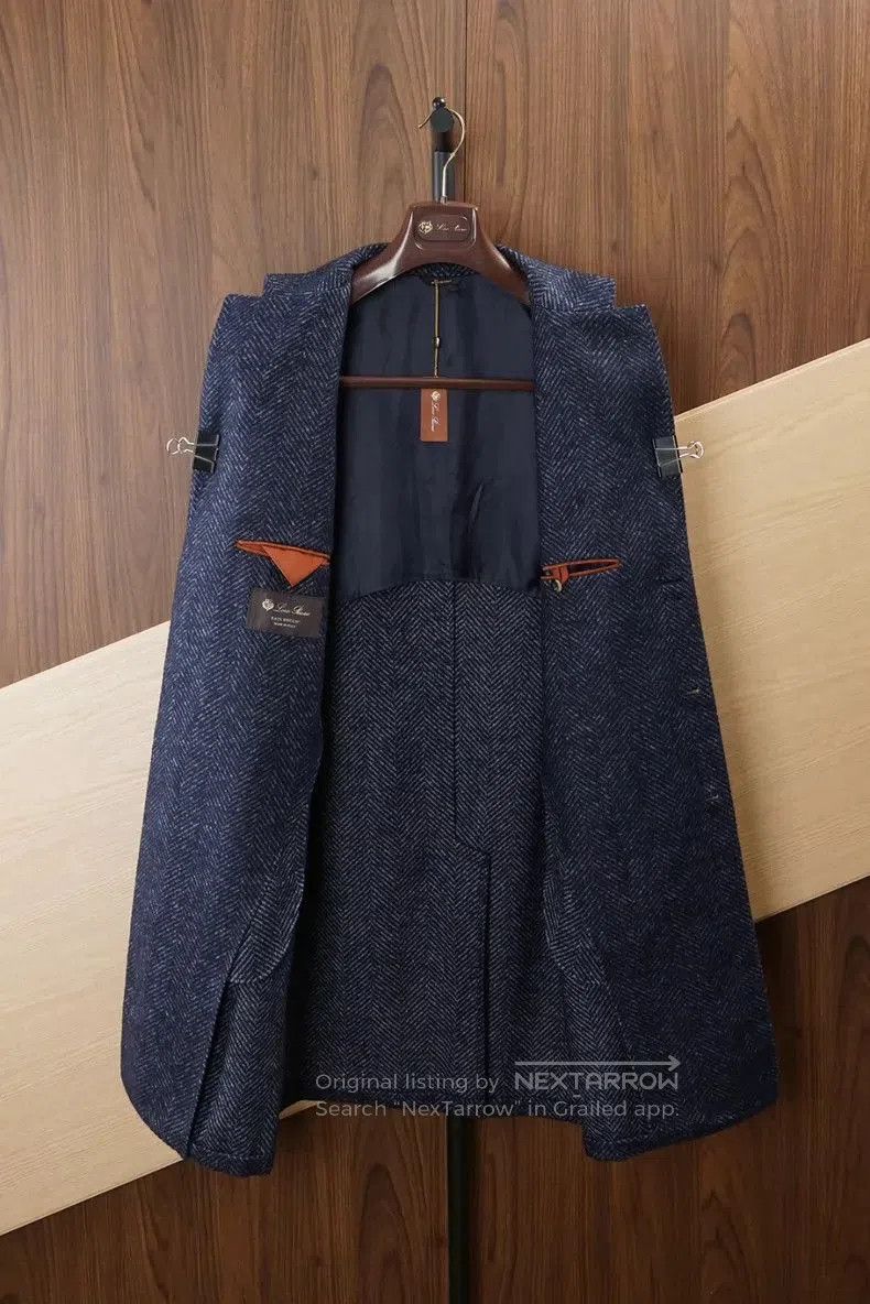 Loro Piana Loro Piana Men's Wool Alpaca Blend Coat. Size US L / EU 52-54 / 3 - 3 Thumbnail