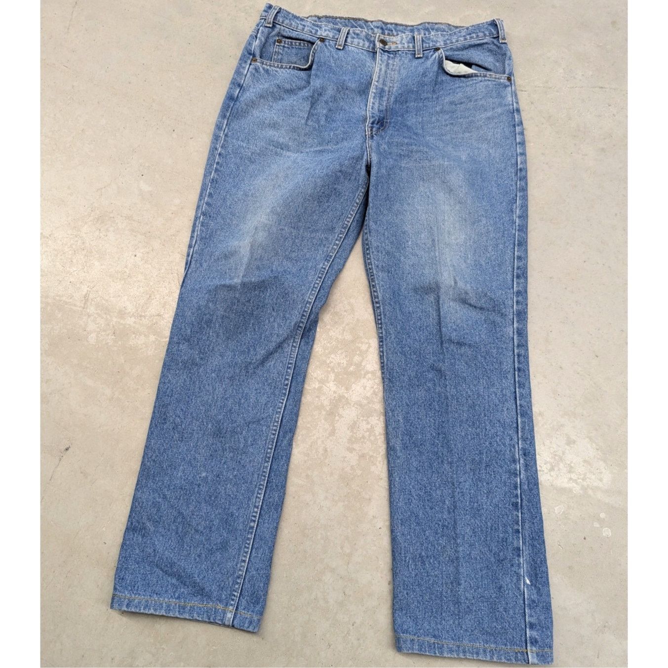 Levi's × Levi's Vintage Clothing × Vintage Vintage Levis 619 Made in Canada Orange Tab Blue Jeans Size US 36 / EU 52 - 3 Thumbnail