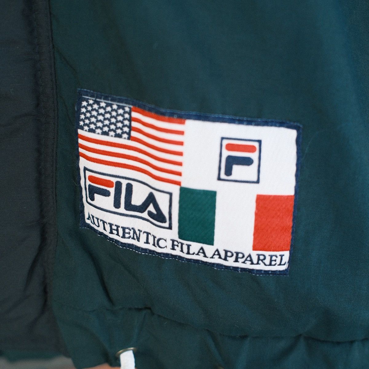 Fila Early 90s FILA Italia Ski Jacket Forest Green / White (L) Size US L / EU 52-54 / 3 - 6 Thumbnail