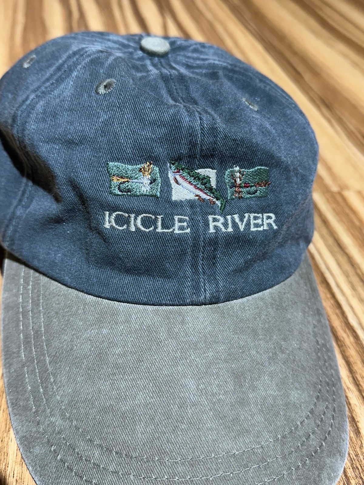 Other Vintage Icicle River Tackle Fish River Blue/Green Cap Size ONE SIZE - 3 Thumbnail