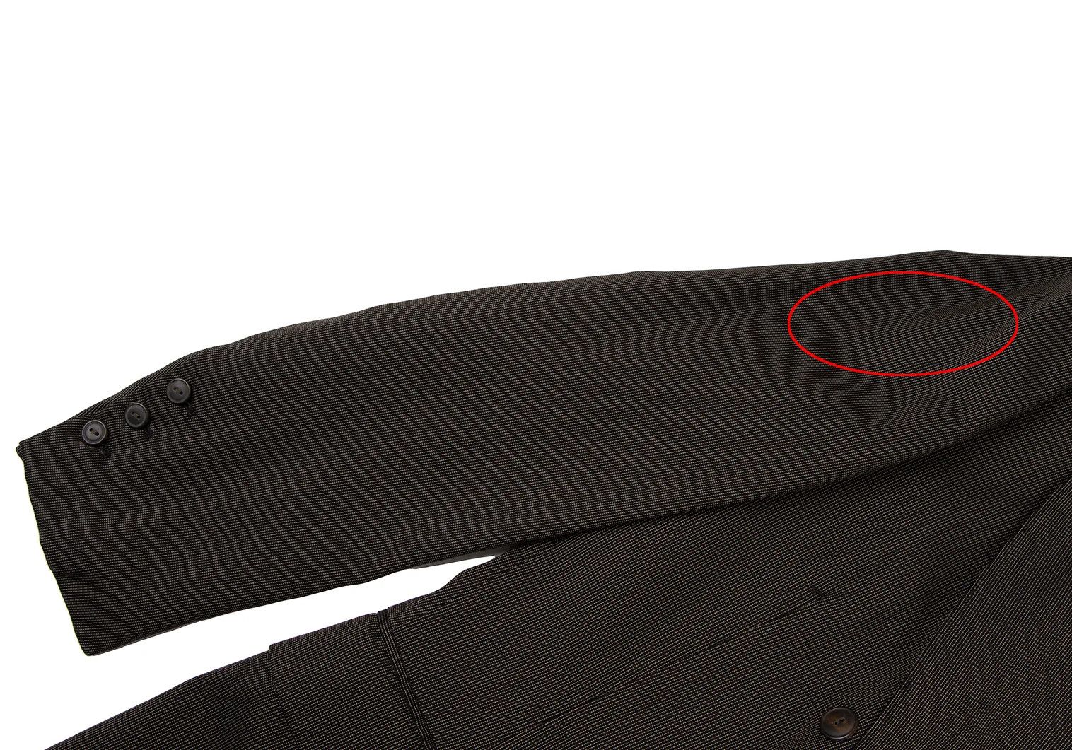 Jean Paul Gaultier Pinstripe Double Jacket in Black Brown, Size 50 Size US M / EU 48-50 / 2 - 8 Thumbnail
