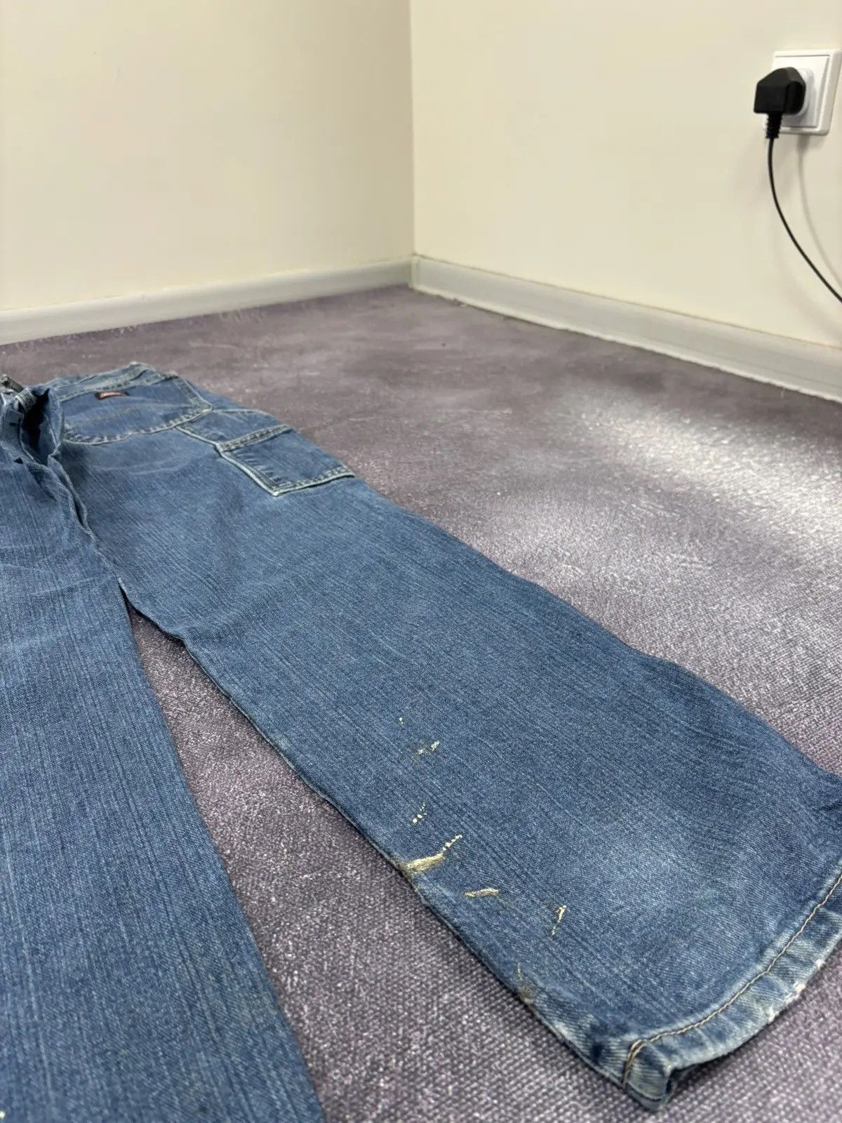 Dickies × Vintage Vintage Dickies Relaxed Fit Blue Work Denim Jeans Size US 32 / EU 48 - 4 Thumbnail