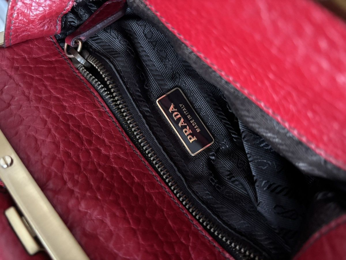 Prada Prada Cerniera Frame leather bag Size ONE SIZE - 11 Thumbnail