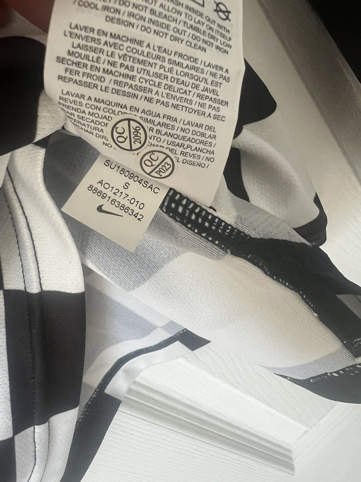 Nike × Off-White NIKE X OFF WHITE MENS JERSEY Size US S / EU 44-46 / 1 - 5 Thumbnail