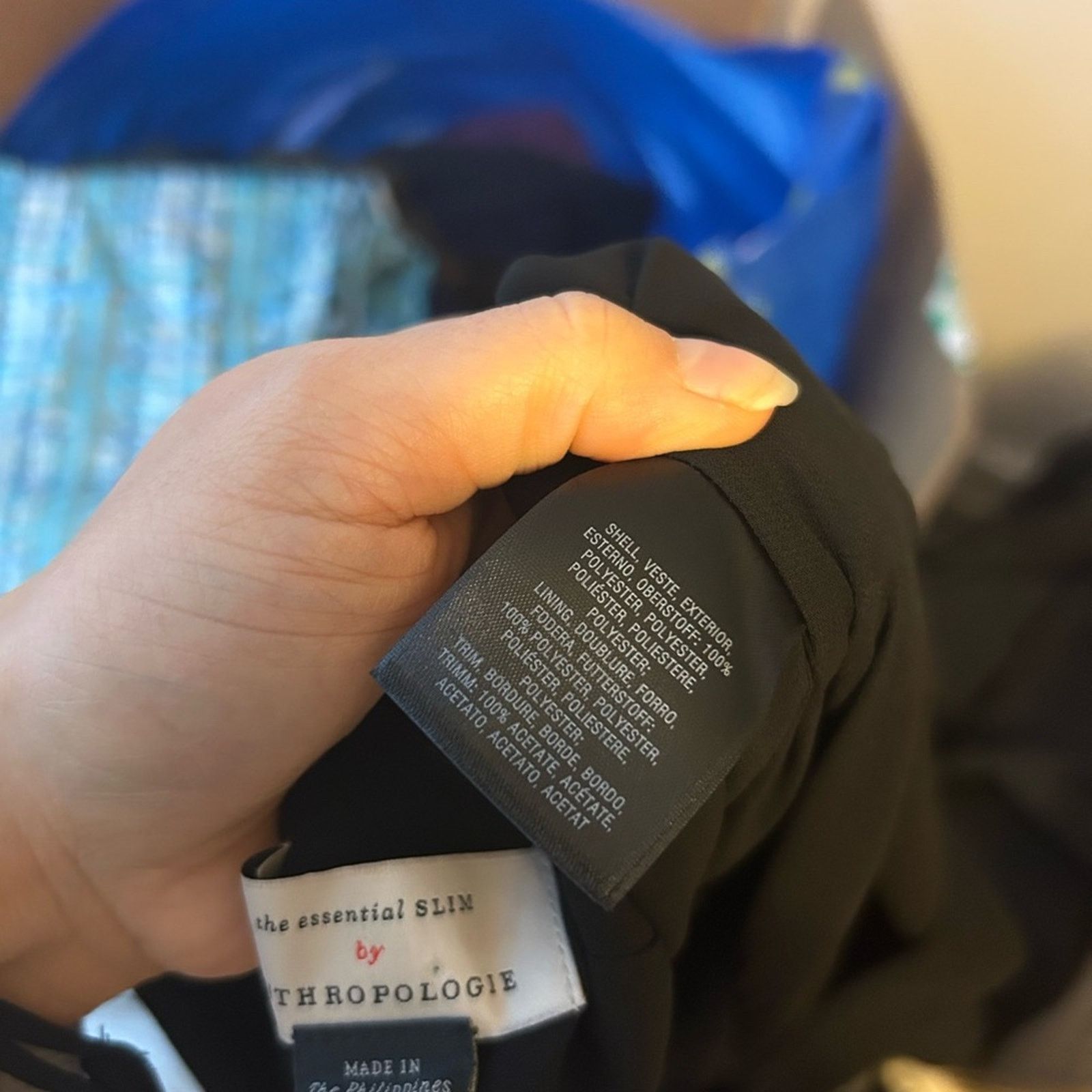 Anthropologie NWT Anthropologie The Essential Slim Black Jumpsuit Size 36" / US 14 / IT 50 - 5 Thumbnail