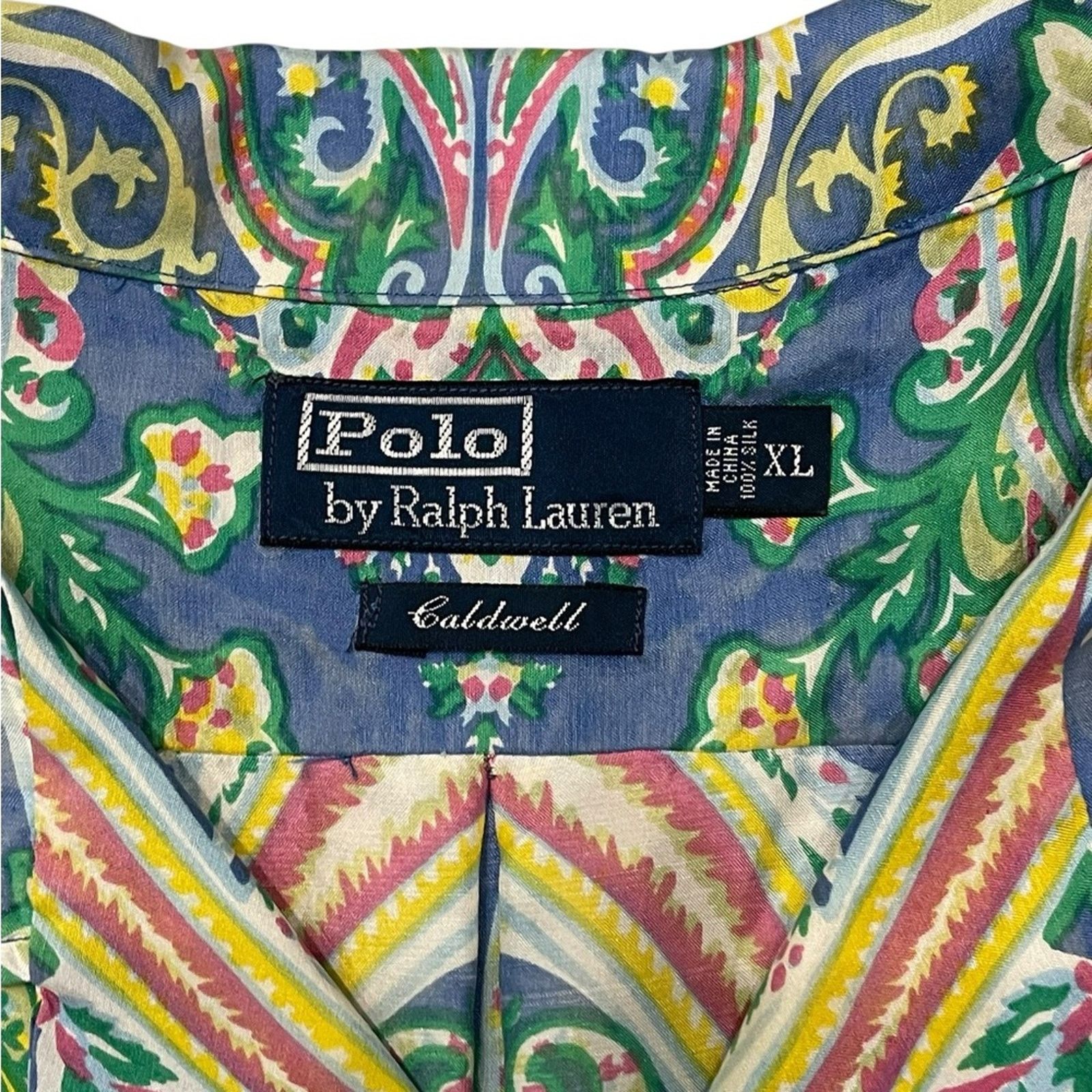 Ralph Lauren Polo Ralph Lauren Luxurious Paisley Pattern Caldwell Silk XL Size US XL / EU 56 / 4 - 4 Thumbnail