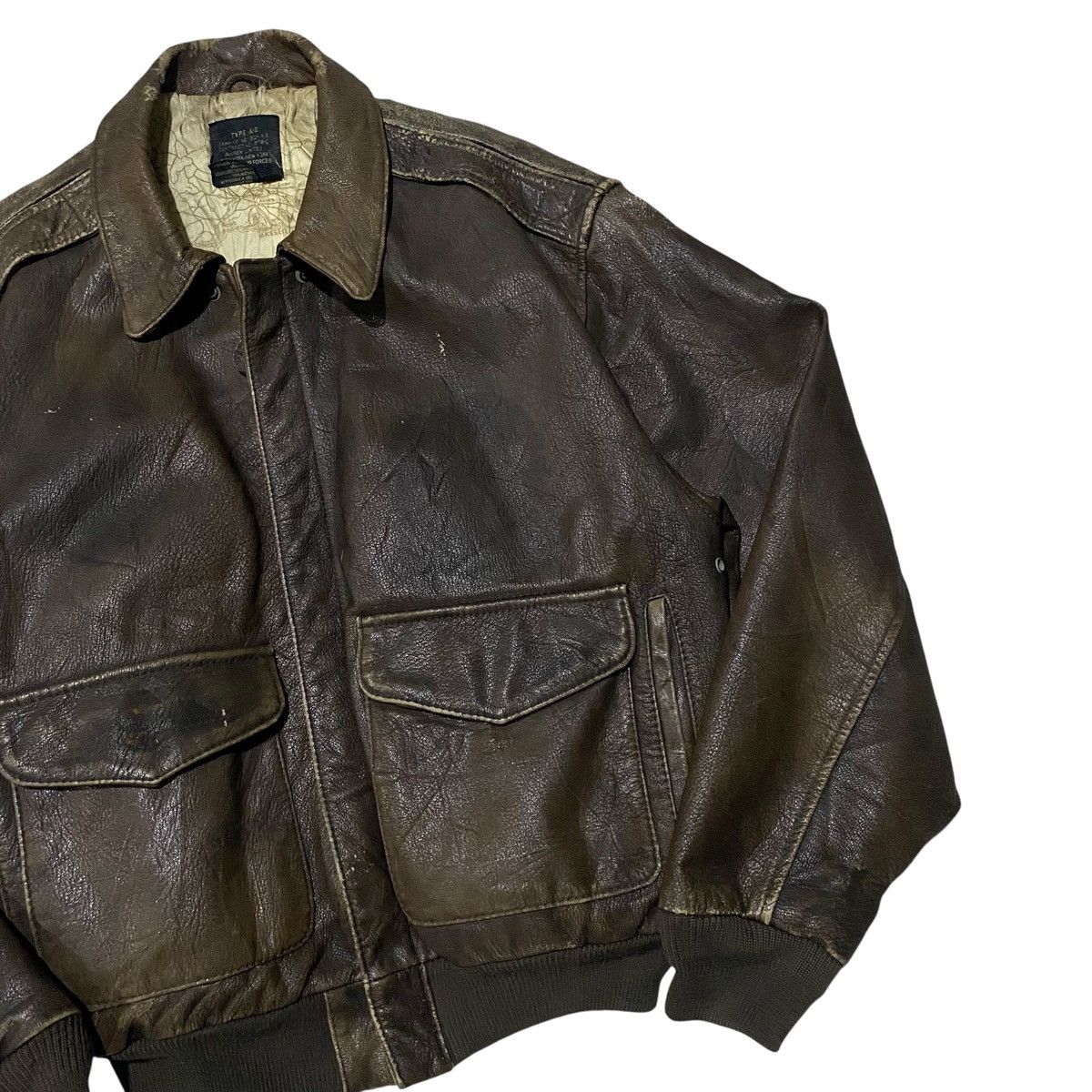 Avirex 🔥RARE🔥 Avirex type A-2 leather jacket Size US S / EU 44-46 / 1 - 4 Thumbnail