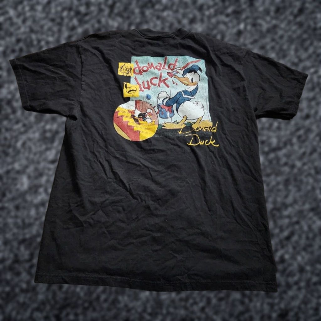 Disney VINTAGE The Walt Disney Gallery Donald Duck T-Shirt Shirt Men XL Black 65 Year Anniversary Disney 90s? (no decade specified) Size US XL / EU 56 / 4 - 1 Thumbnail