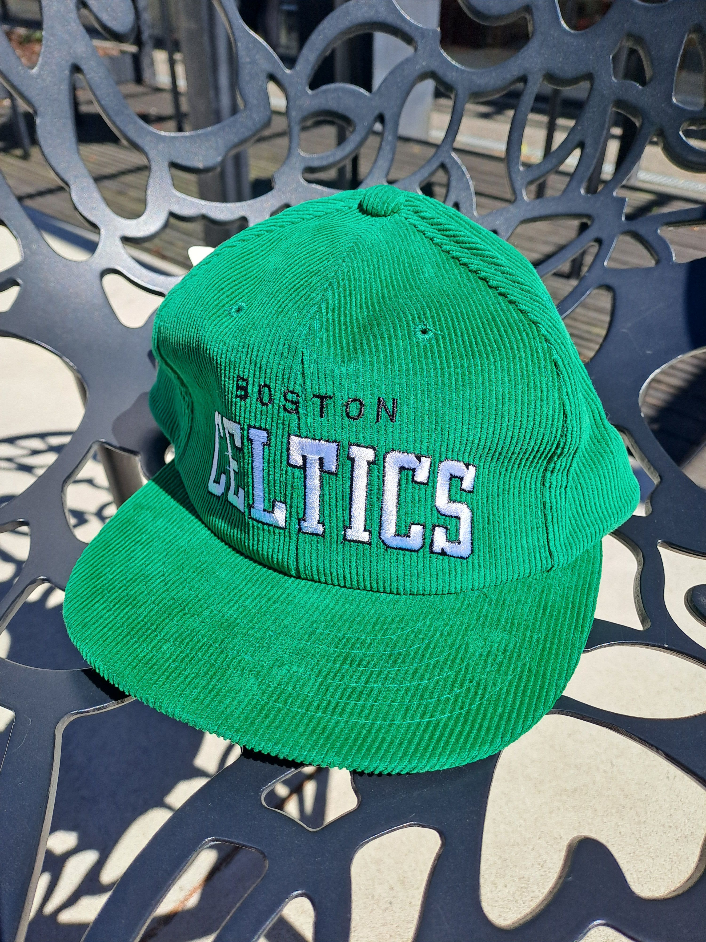 Starter Vintage Boston Celtics Starter hat corduroy green NEW Size ONE SIZE - 3 Thumbnail