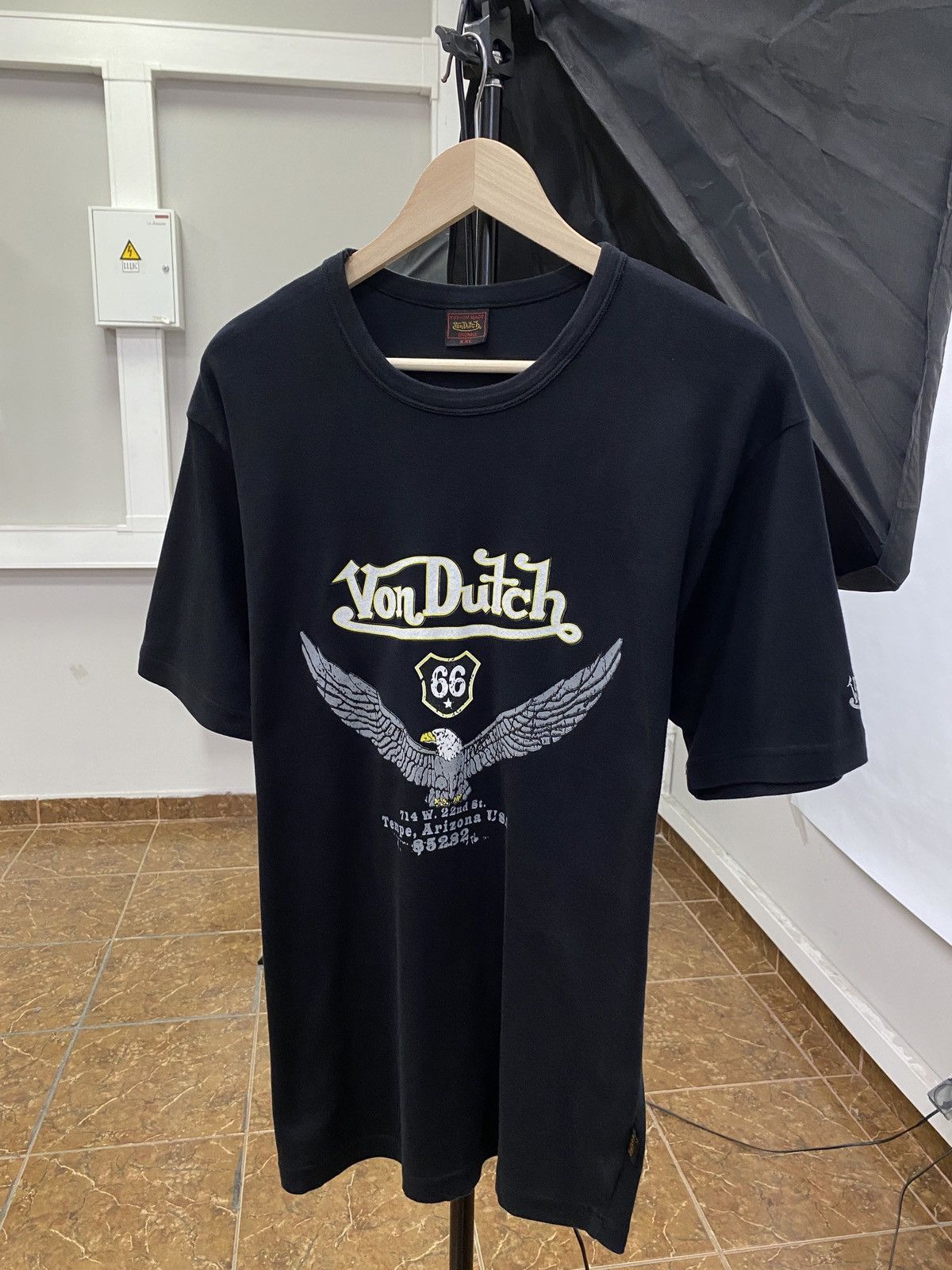 Von Dutch 🇺🇸 Vintage 90s Von Dutch Arizona USA T-Shirt Rare Retro Size US L / EU 52-54 / 3 - 1 Thumbnail