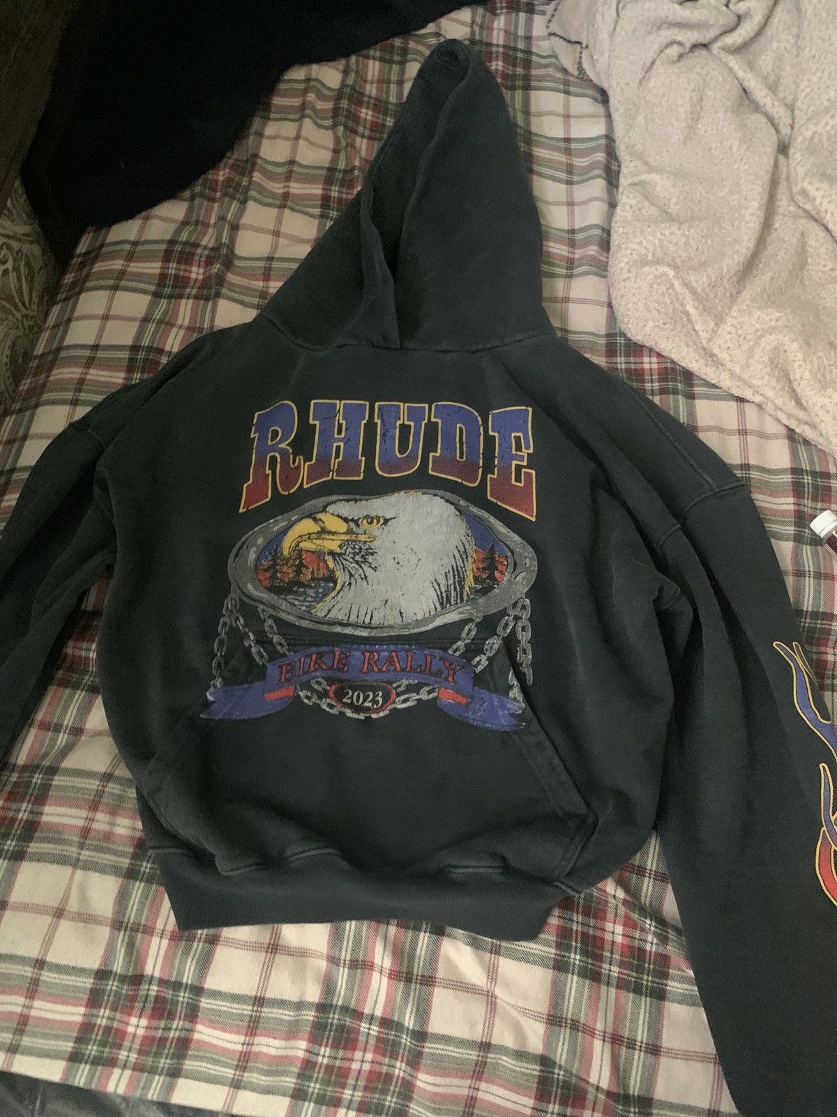 Vintage Rhude screaming eagle hoodie Size US M / EU 48-50 / 2 - 1 Preview