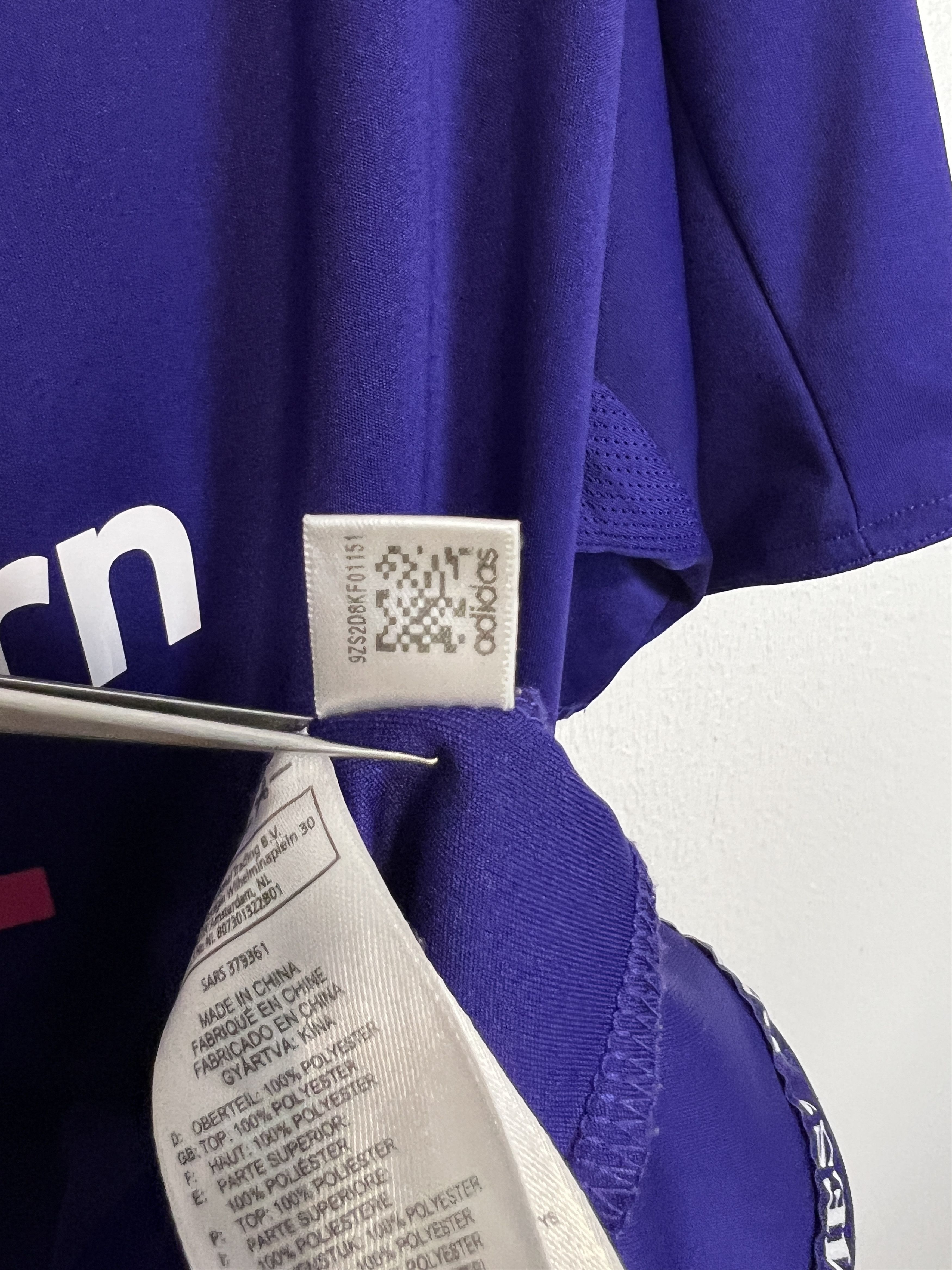 Adidas Newcastle Away football shirt 2008 Soccer Jersey Trikot Size US XXL / EU 58 / 5 - 9 Thumbnail