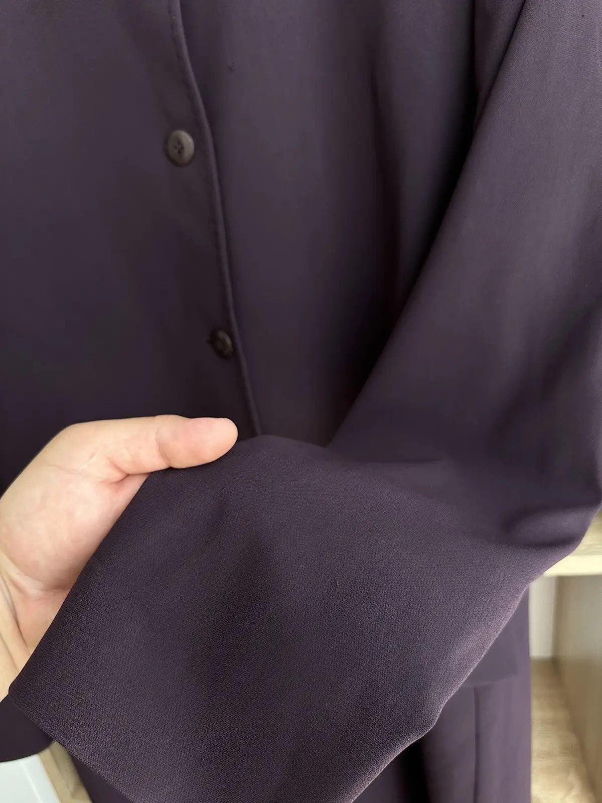 Max Mara × Vintage Vintage Max Mara Coat Violet Light Size 42 Size M / US 6-8 / IT 42-44 - 15 Thumbnail