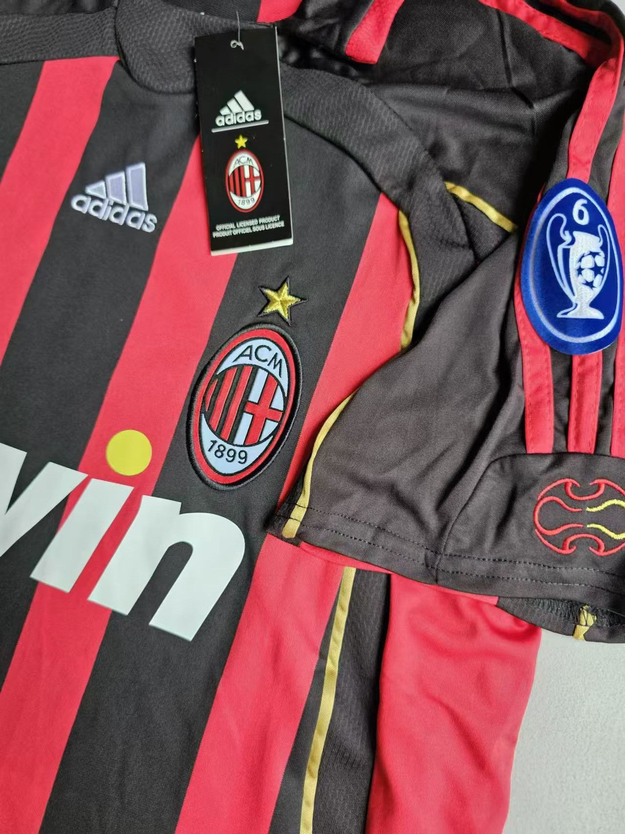 Other 2006 07 AC Milan 9 Inzaghi Jersey Home Size US XL / EU 56 / 4 - 3 Thumbnail