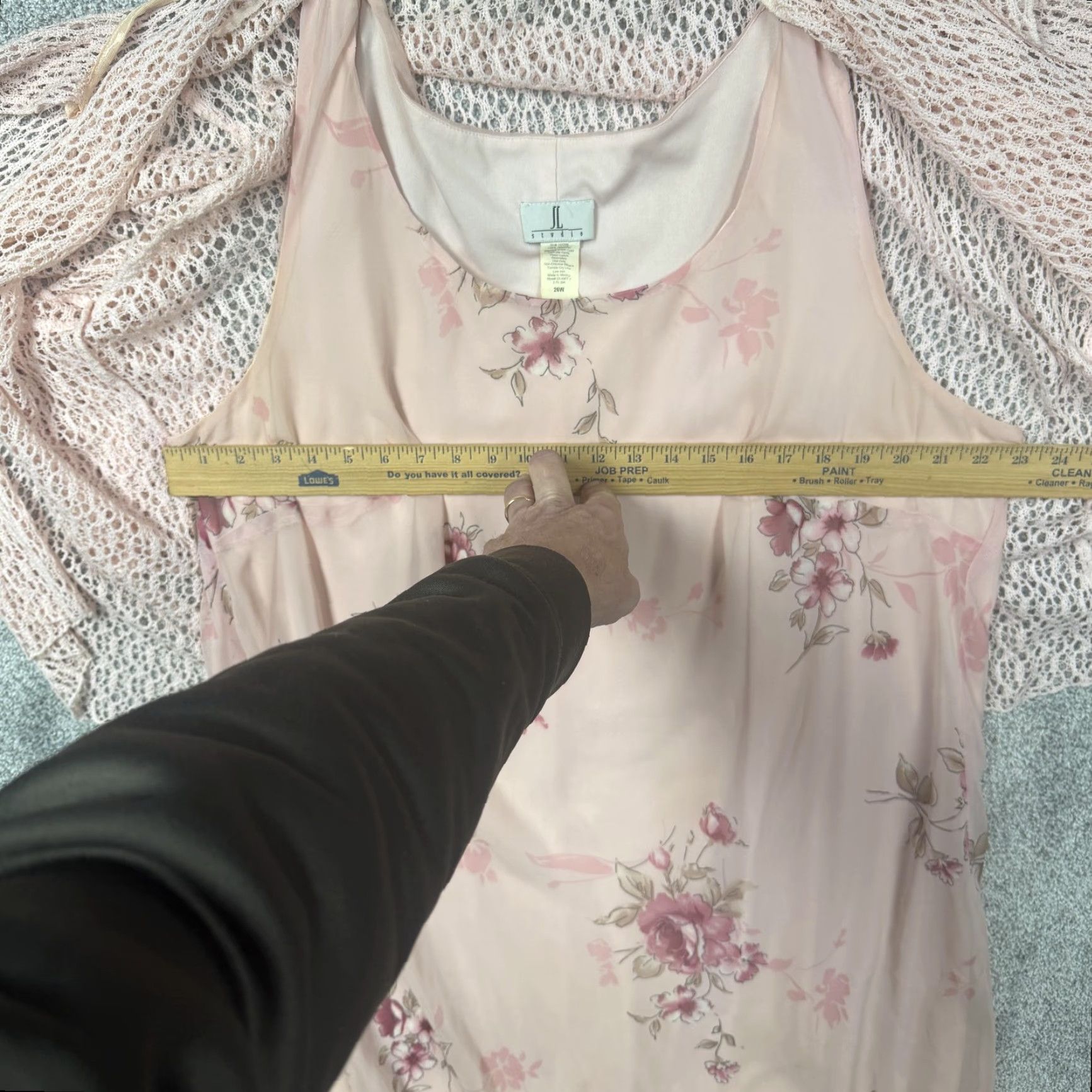 Vintage VINTAGE JL Studio Dress Jacket Set Womens 26W Pink Floral Maxi Chiffon Wedding 2 Piece Outfit/Set Bohemian 90s Flower Formal Size 4XL / US 24-26 - 7 Thumbnail