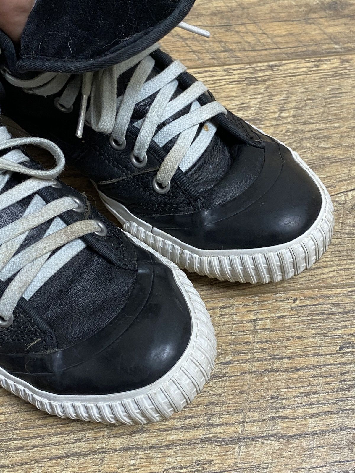 G-Star G-Star Raw Scuba High Top Sneakers Black Leather EU 37 Size US 5 / EU 37 - 8 Thumbnail