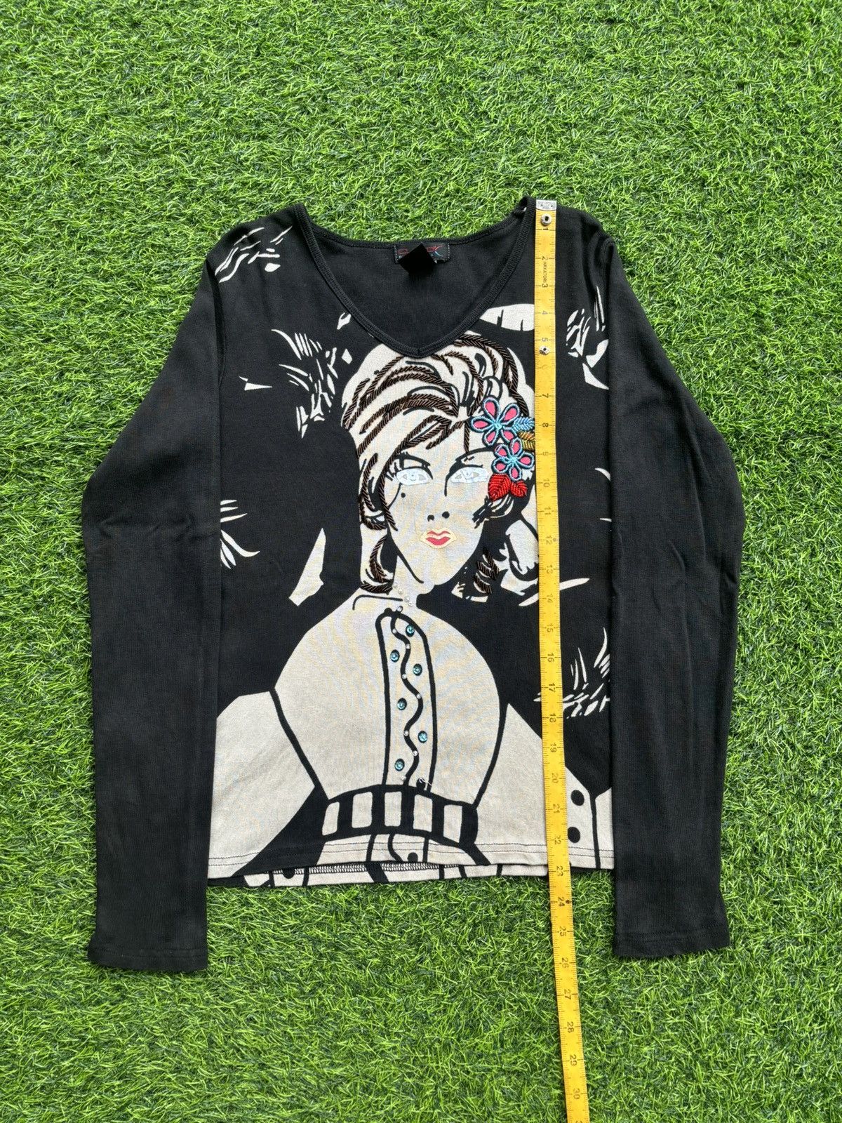 Hysteric Glamour Y2k Oustooc Barcelona Women's Longsleeve Size M / US 6-8 / IT 42-44 - 10 Thumbnail