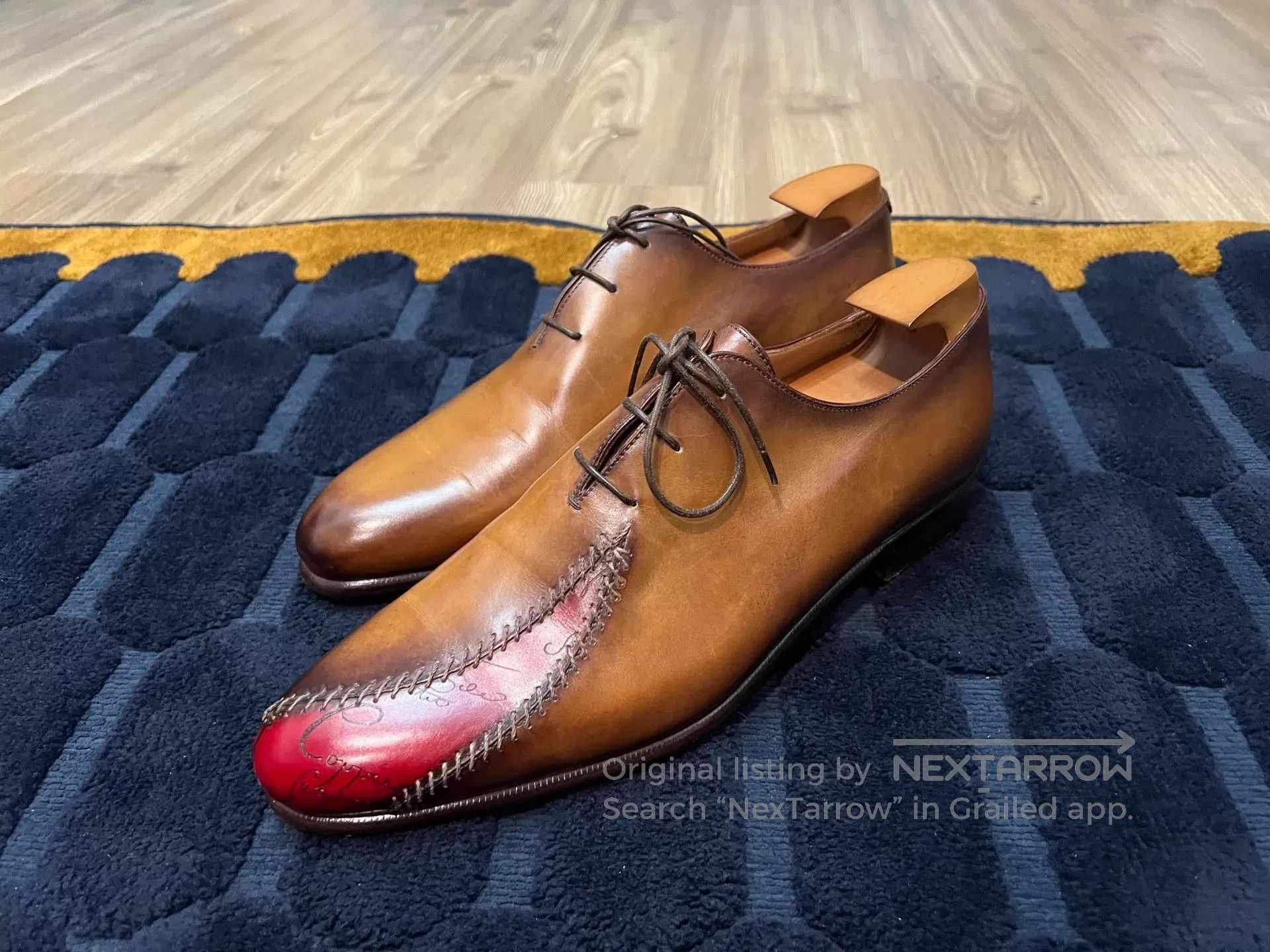 Berluti Multi-Color Leather Formal Oxford Shoes. Size US 7.5 / EU 40-41 - 4 Thumbnail