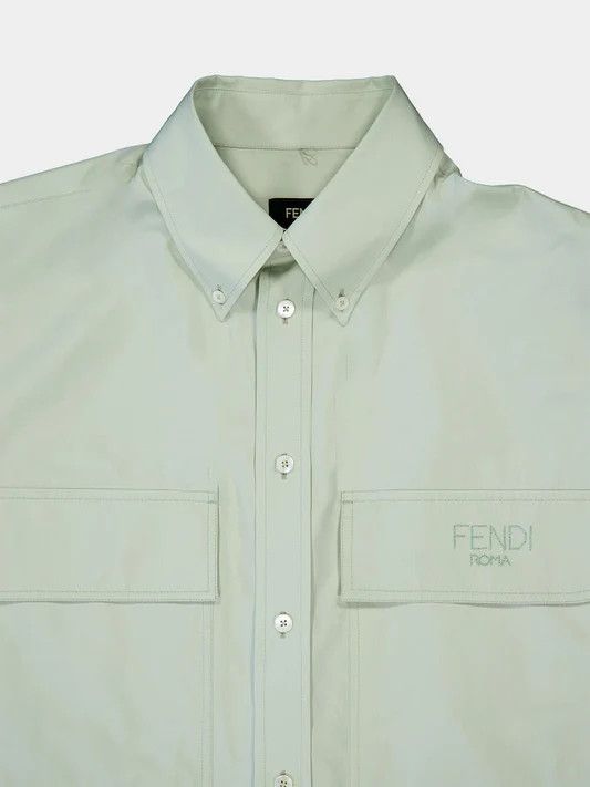Fendi o1s1wg111125 Shirt in Mint Green Size US S / EU 44-46 / 1 - 3 Thumbnail