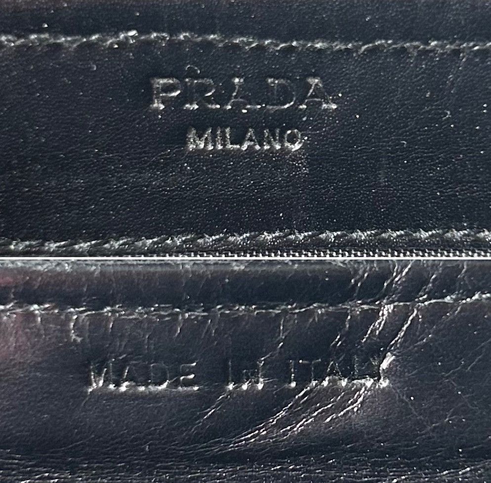 Prada Vintage Prada Nylon Black Zippy Wallet Size ONE SIZE - 2 Thumbnail