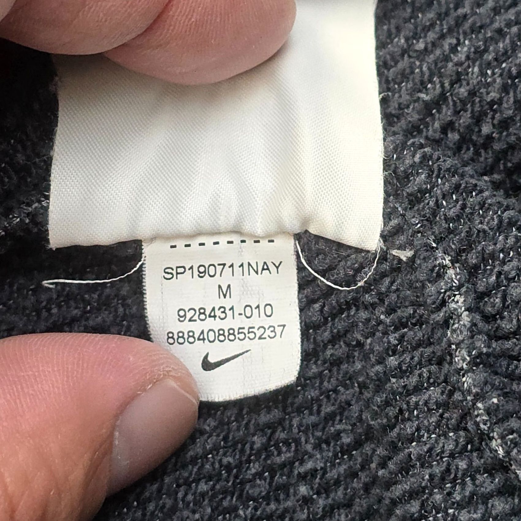Nike Nike Hoodie Full Zip Mens Medium Gray Swoosh Lined Cotton Size US M / EU 48-50 / 2 - 7 Thumbnail