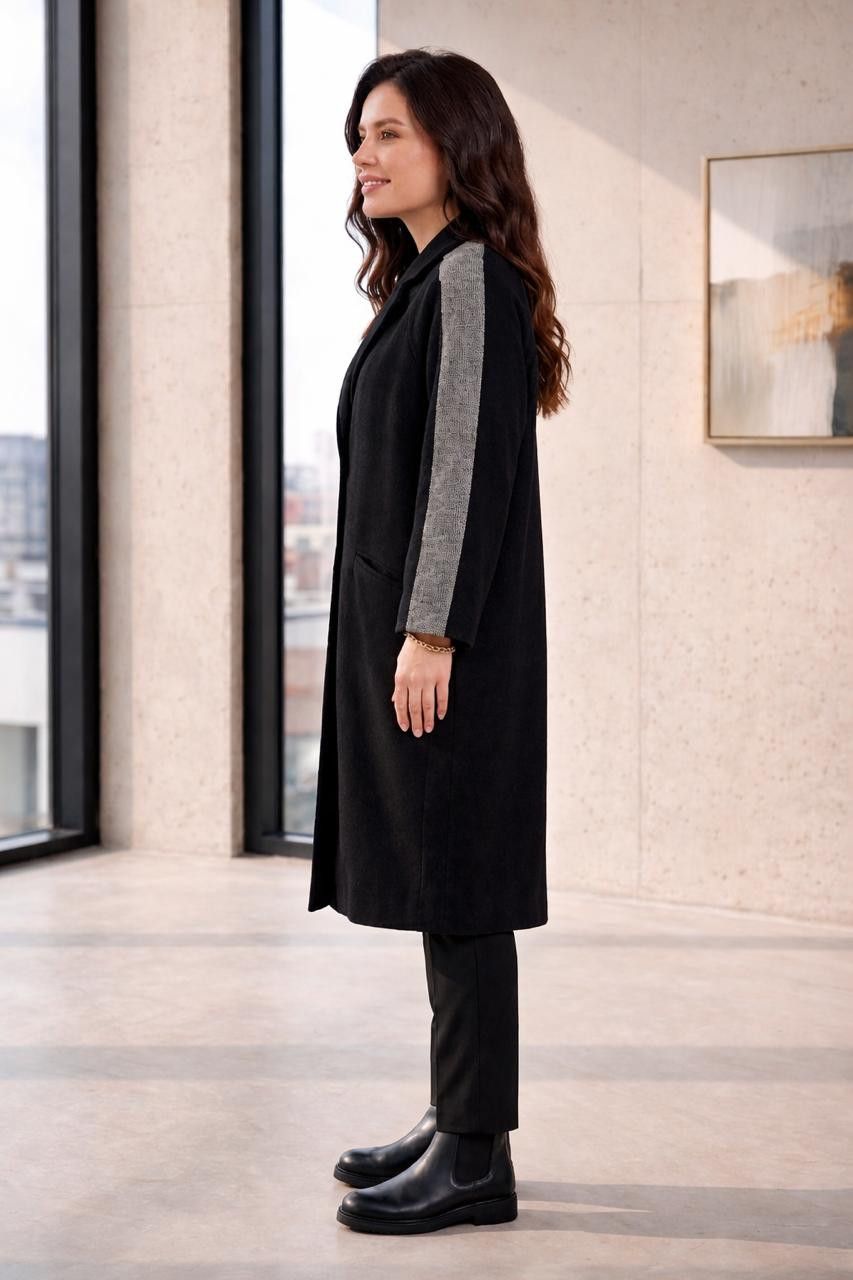 Rundholz Rundholz Black Label Oversized Wool Blend Coat Black Size M / US 6-8 / IT 42-44 - 2 Thumbnail