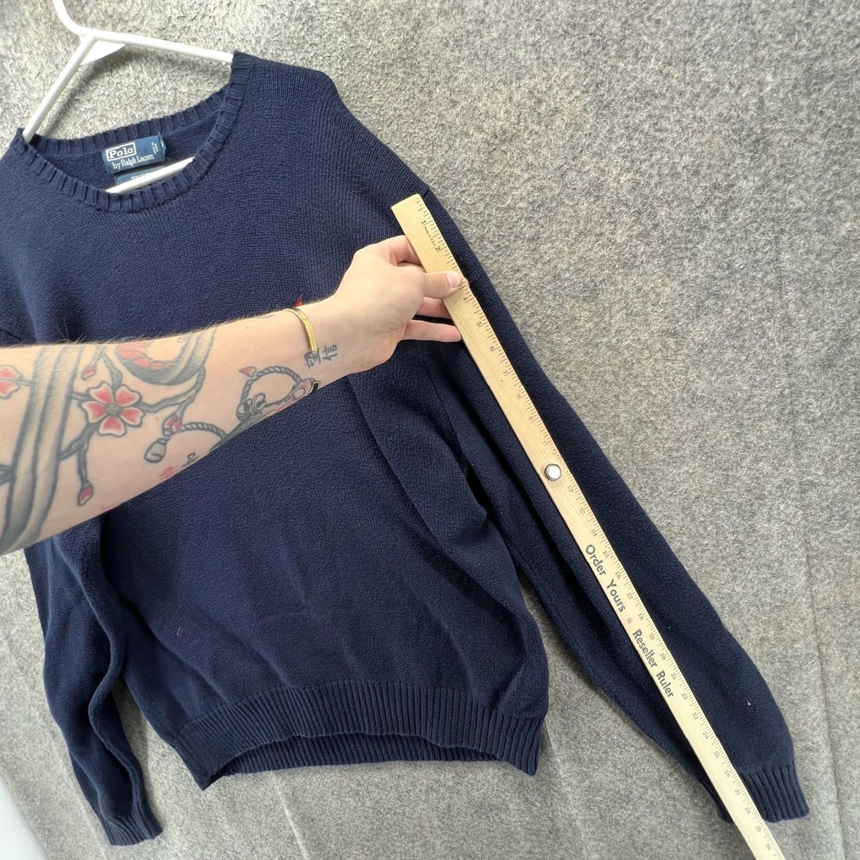 Polo Ralph Lauren Polo Ralph Lauren Sweater Mens XL Blue Cotton Crewneck Pullover Pony Vintage 90s Shirt Mens XL Blue Cotton Knit Pullover Polo Pony Logo Vintage 90s Size US XL / EU 56 / 4 - 3 Thumbnail