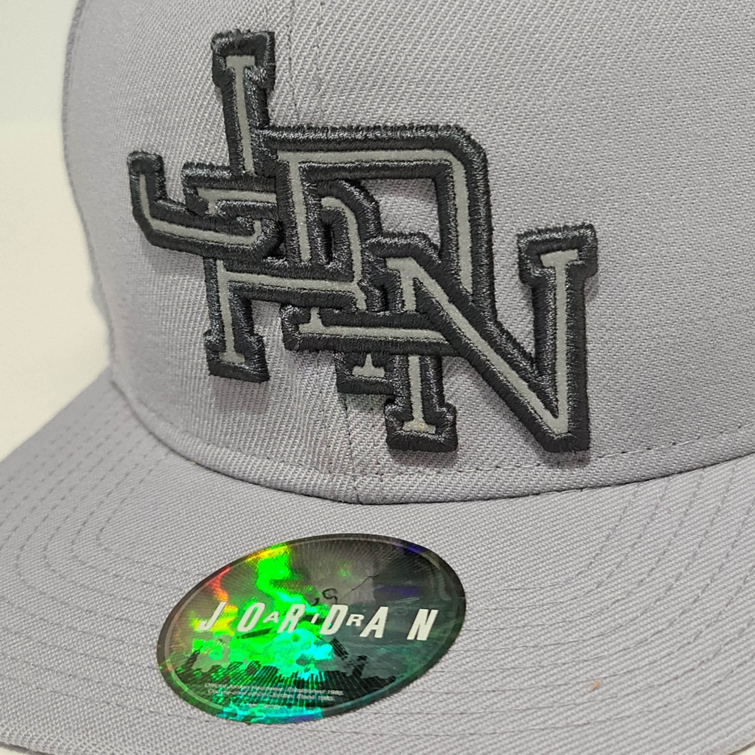 Jordan Brand Jordan Cap Snapback 'JRDN Interlock' Smoke Grey Size ONE SIZE - 6 Thumbnail