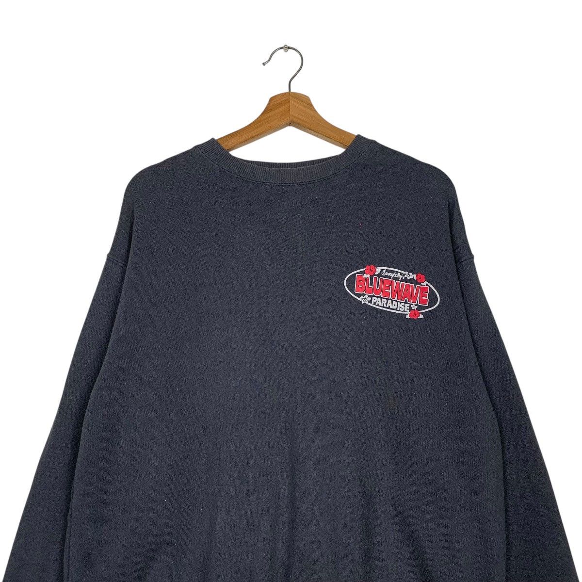 Japanese Brand Vintage Blue Wave Paradise Surfing Sweatshirt Size US M / EU 48-50 / 2 - 3 Thumbnail